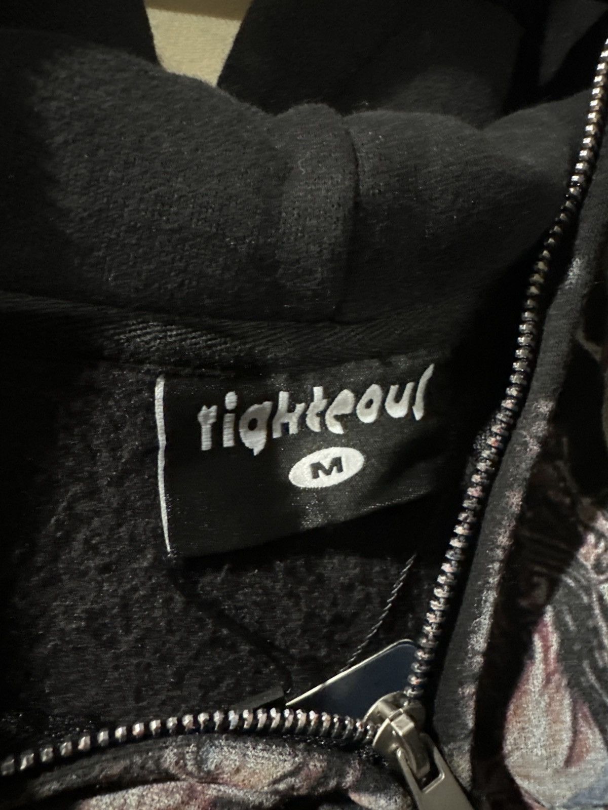 Other Righteous Jesus Black Zipup Hoodie Size US M / EU 48-50 / 2 - 3 Thumbnail