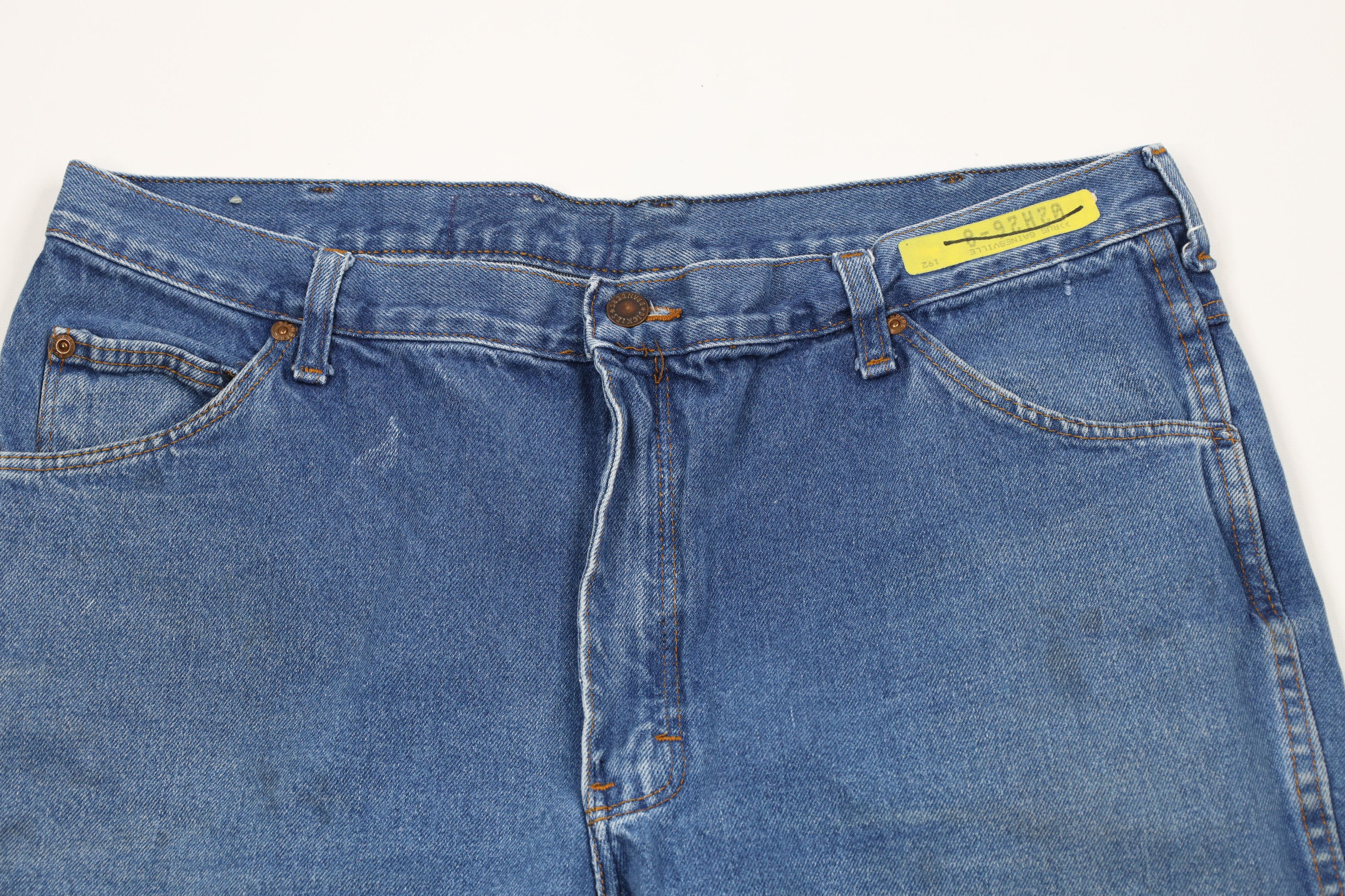 Dickies × Vintage Vintage 70s Dickies Branders Flared Bootcut Denim Jeans USA Size US 36 / EU 52 - 2 Thumbnail