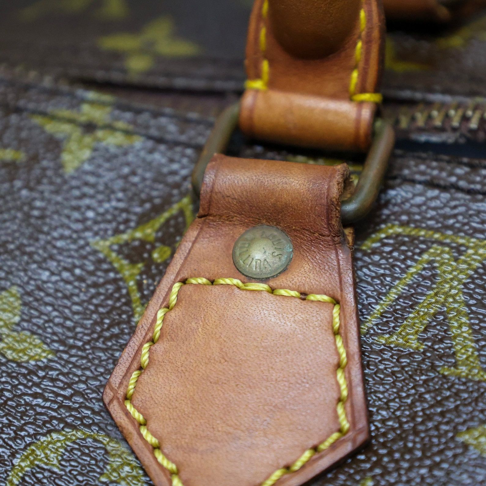Louis Vuitton Vintage Louis Vuitton Monogram Speedy 35 Duffel Bag Size ONE SIZE - 7 Thumbnail