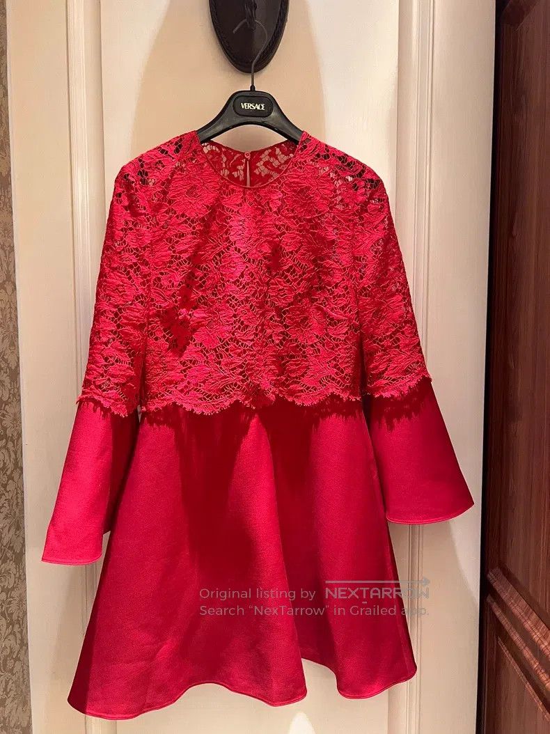 Valentino Valentino Lace patchwork dress Size S / US 4 / IT 40 - 1 Thumbnail