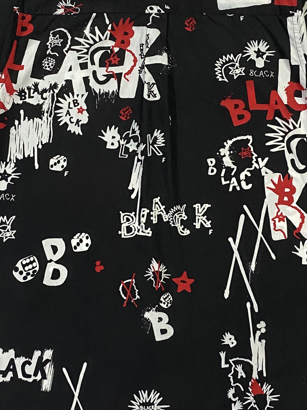 Comme des Garcons × Comme des Garcons Black Rare🔥Comme Des Garçons Black Fullprint Shirt Button Ups Size US L / EU 52-54 / 3 - 13 Thumbnail