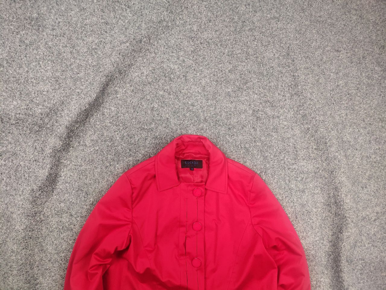 Escada Escada Sport Vintage Design Red Cotton Button Blazer Jacket Size M / US 6-8 / IT 42-44 - 1 Thumbnail