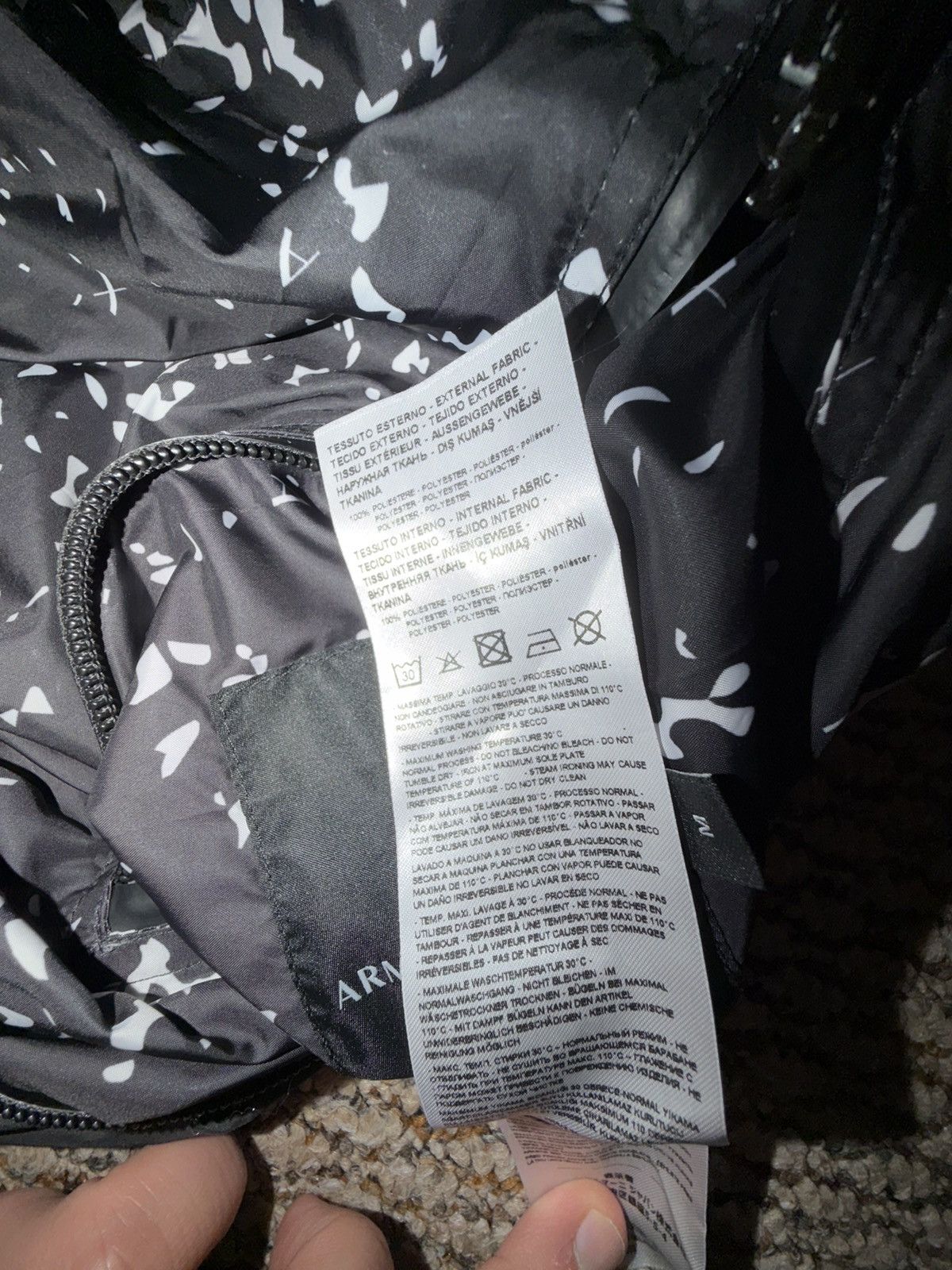 Armani Exchange Armani Exchange splatter print reversible jacket Size US M / EU 48-50 / 2 - 6 Thumbnail
