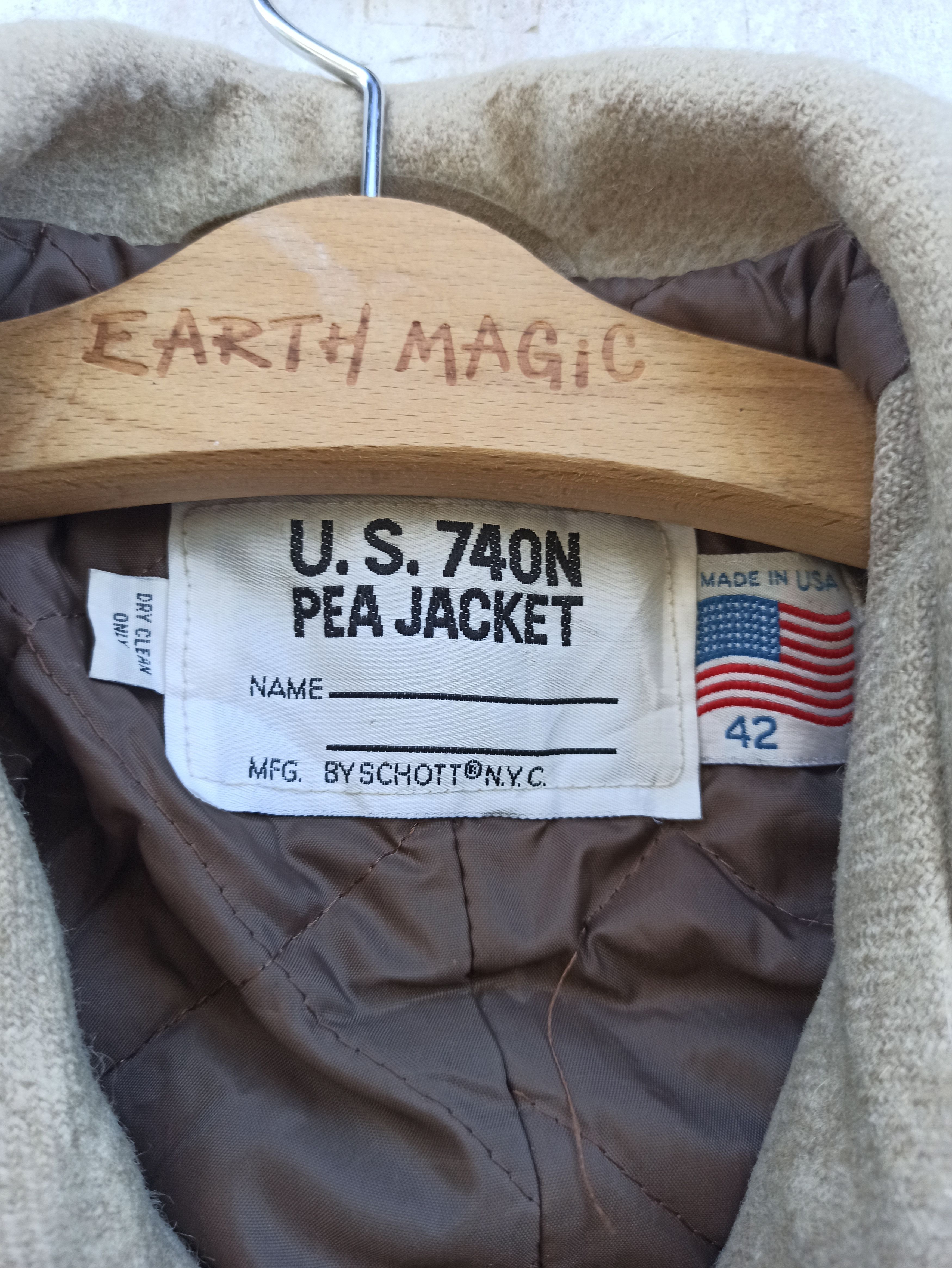 Schott × Vintage Vintage U.S. 740N Pea Jacket Size US XS / EU 42 / 0 - 5 Thumbnail