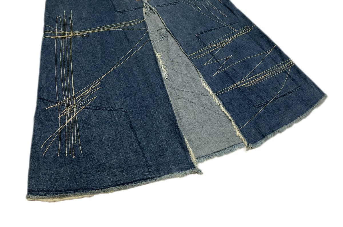 Hysteric Glamour × If Six Was Nine × Japanese Brand 🔥Sick Y2K Hysteric Glamour Denim Skirt Patchwork Size 29" - 8 Thumbnail