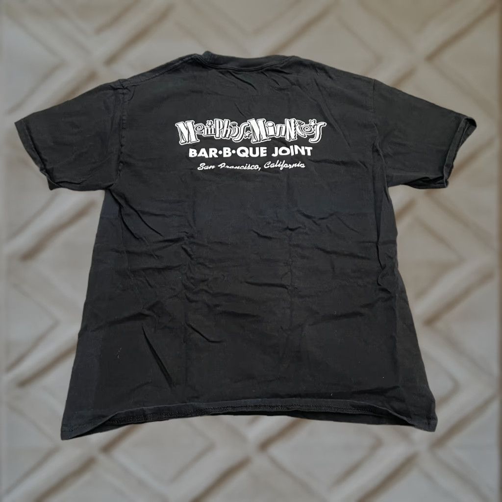 Hanes Hanes Beefy-T Graphic Tee Mens Large Black Crew Neck Short Sleeve Cotton T-Shirt Size US L / EU 52-54 / 3 - 1 Thumbnail