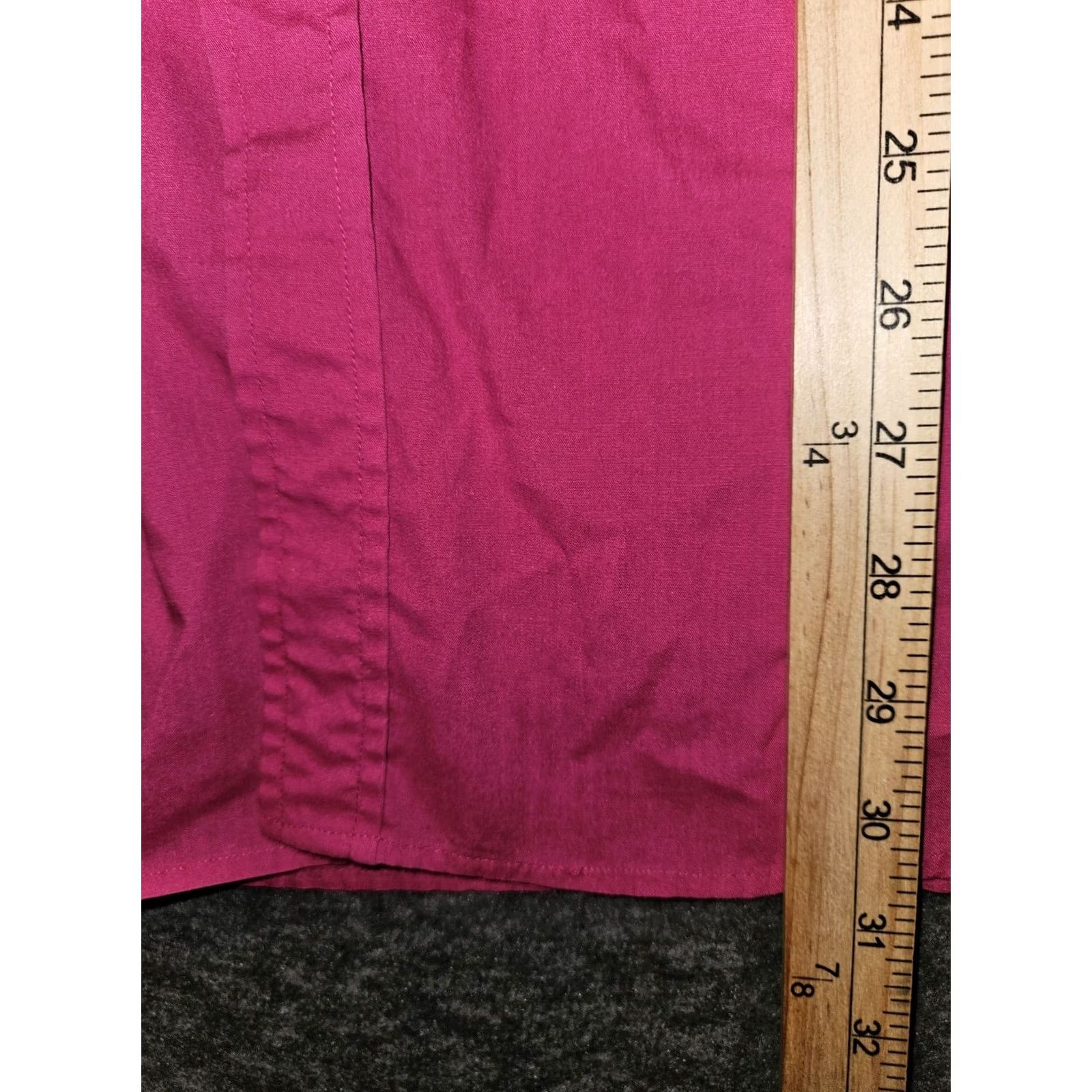 Vintage VINTAGE Sheplers Western Pearl Snap Shirt Men 16.5 33 Magenta Long Sleeve Pink Button-Up Size US XL / EU 56 / 4 - 4 Thumbnail