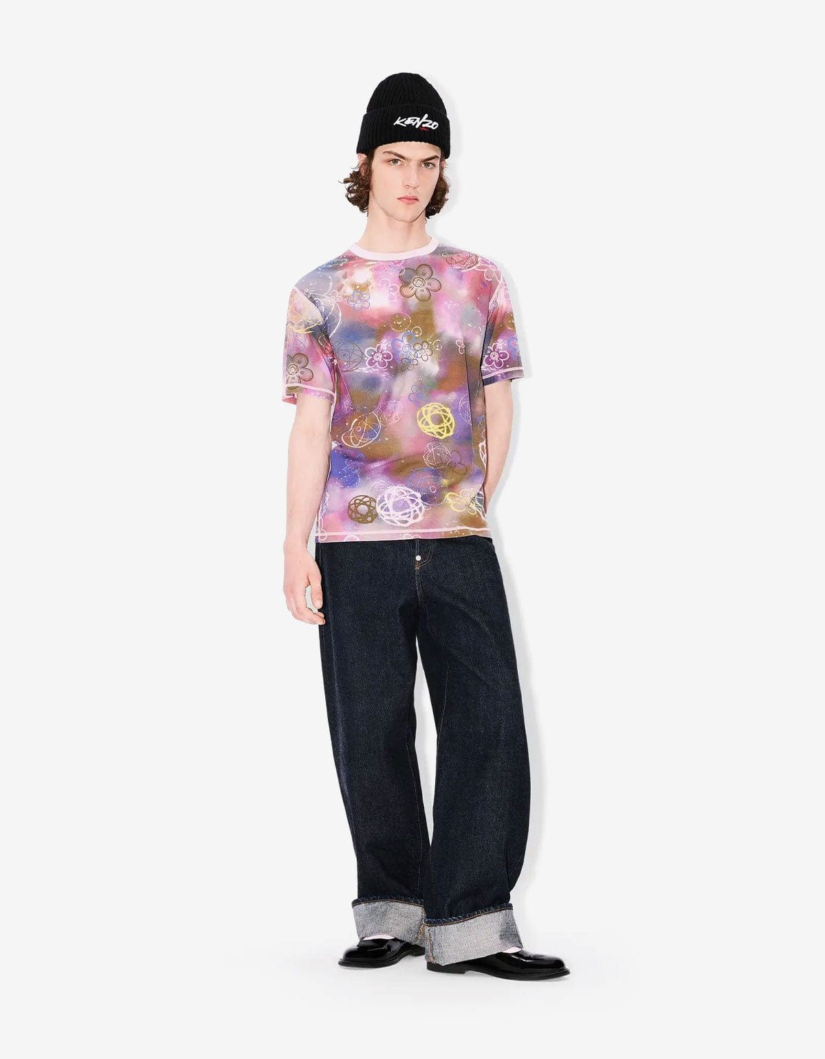 Kenzo Kenzo x Futura 2000 Pink Reversible T-Shirt Size US XL / EU 56 / 4 - 14 Thumbnail