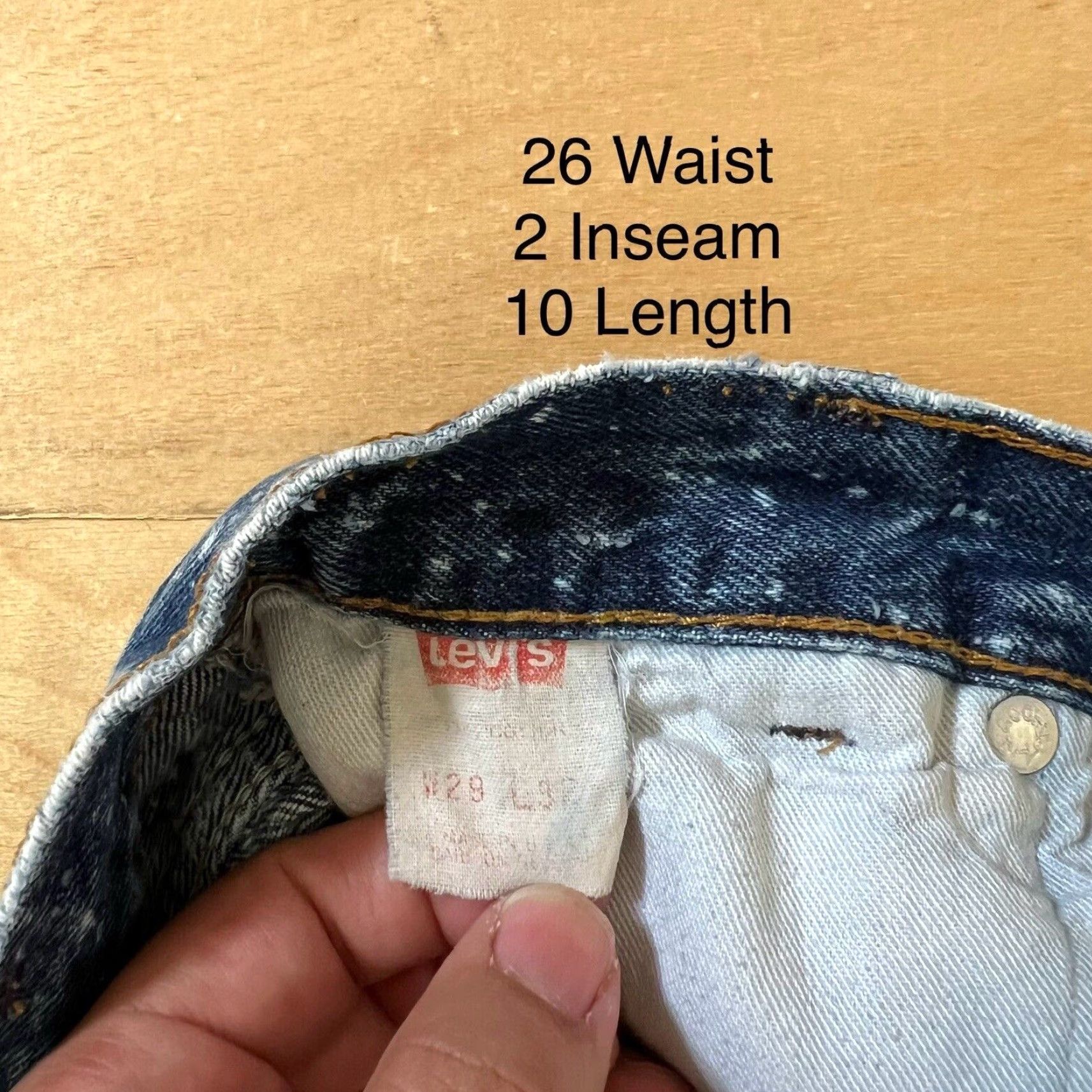 Levi's VINTAGE Levi's 501 Shorts Women's 26 Blue 80s Denim Made in USA Jorts Summer Size 26" / US 2 / IT 38 - 5 Thumbnail