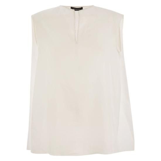 Fabiana Filippi FABIANA FILIPPI Women Tops TPD275F595 WHITE Size S / US 4 / IT 40 - 1 Thumbnail