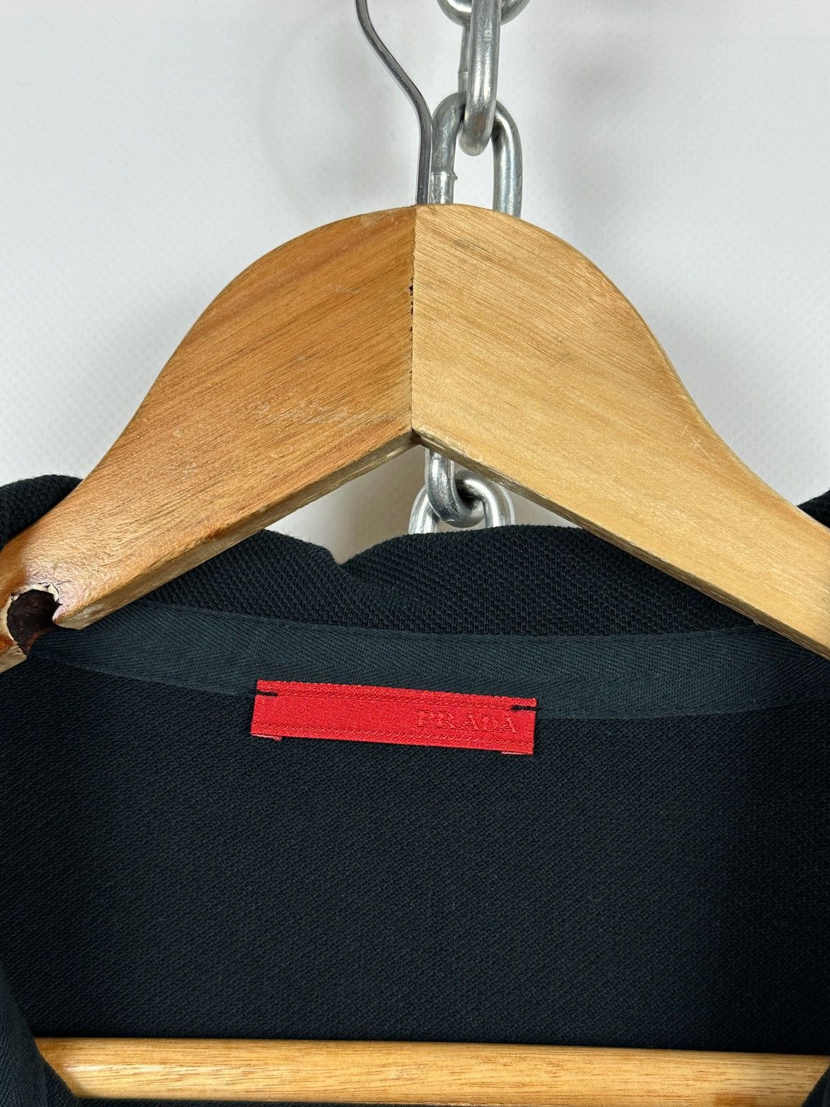 Prada Vintage Prada Sport Black Polo T-Shirt Size US M / EU 48-50 / 2 - 17 Thumbnail