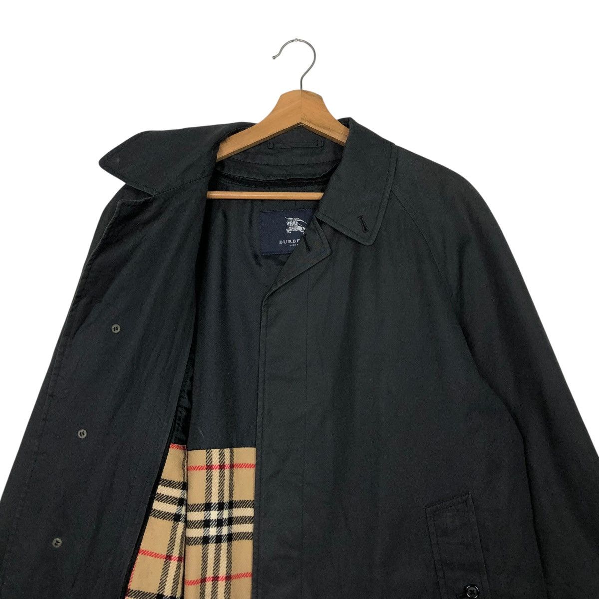 Burberry 🔥VINTAGE LONG TRENCH COAT BURBERRY LONDON NOVA CHECK LINING Size US M / EU 48-50 / 2 - 15 Thumbnail