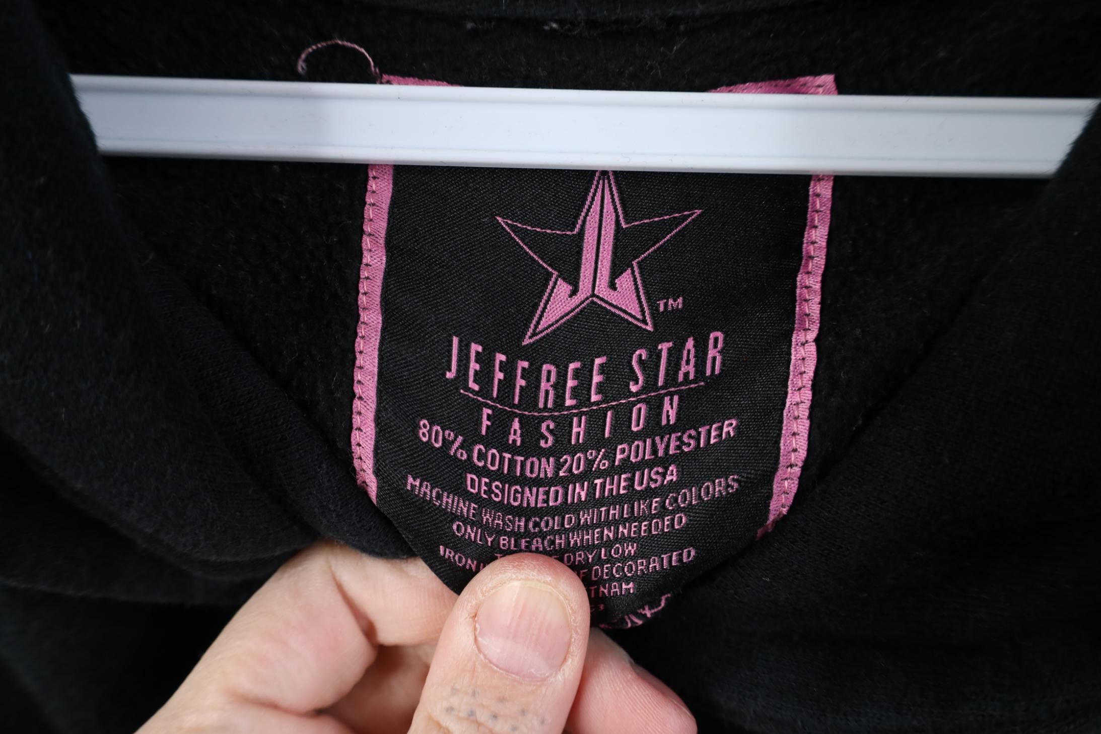 Vintage Jeffree Star Cosmetics 5 Year Anniversary Heavyweight Hoodie Size M / US 6-8 / IT 42-44 - 9 Thumbnail