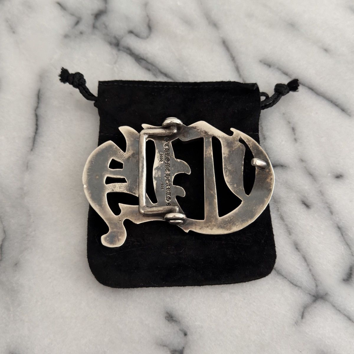 Chrome Hearts Chrome Hearts 1.5” CH Logo Buckle Size ONE SIZE - 4 Thumbnail