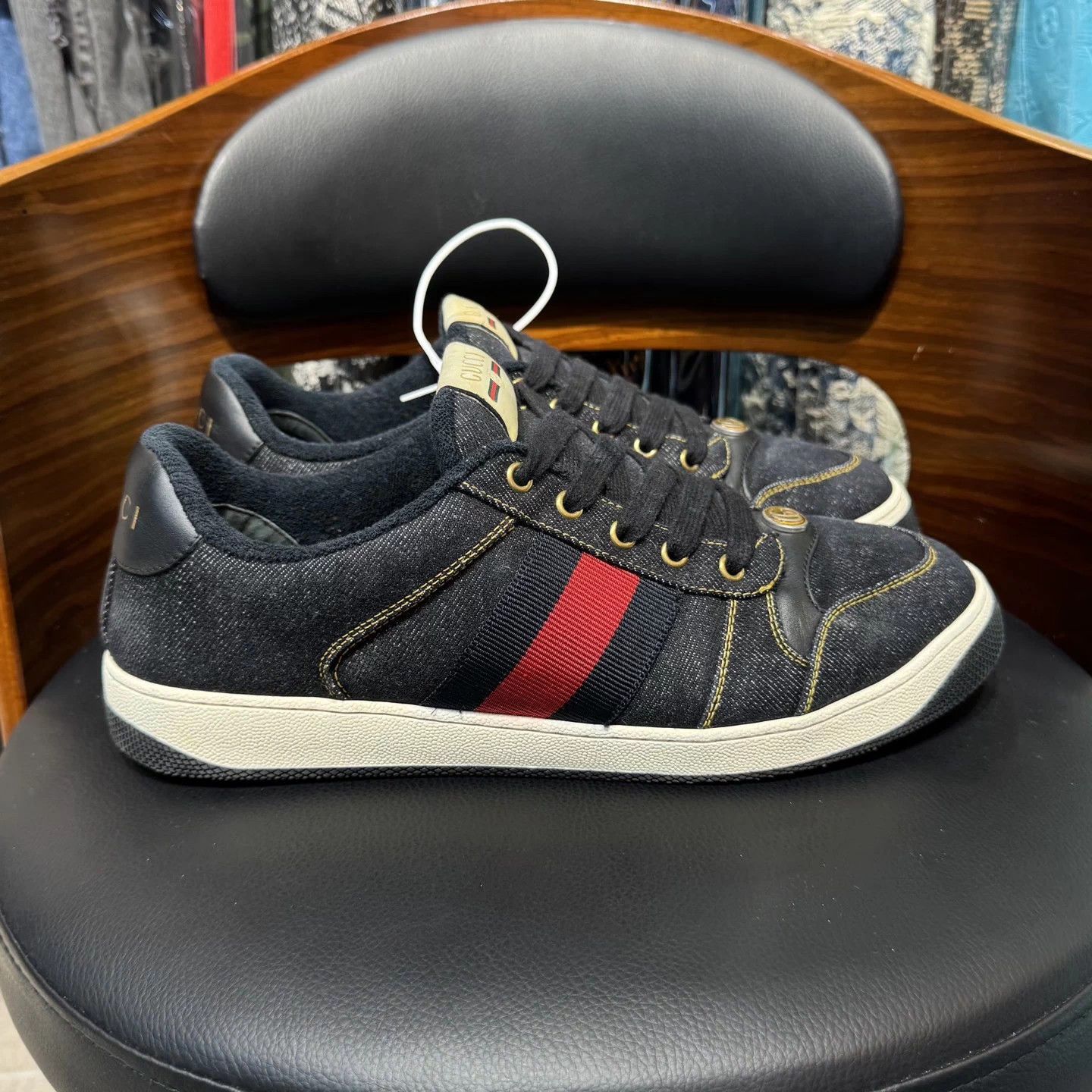 Gucci Gucci Denim Washed Distressed Enamel Dirty 9/43 Rare Size US 10 / EU 43 - 4 Thumbnail