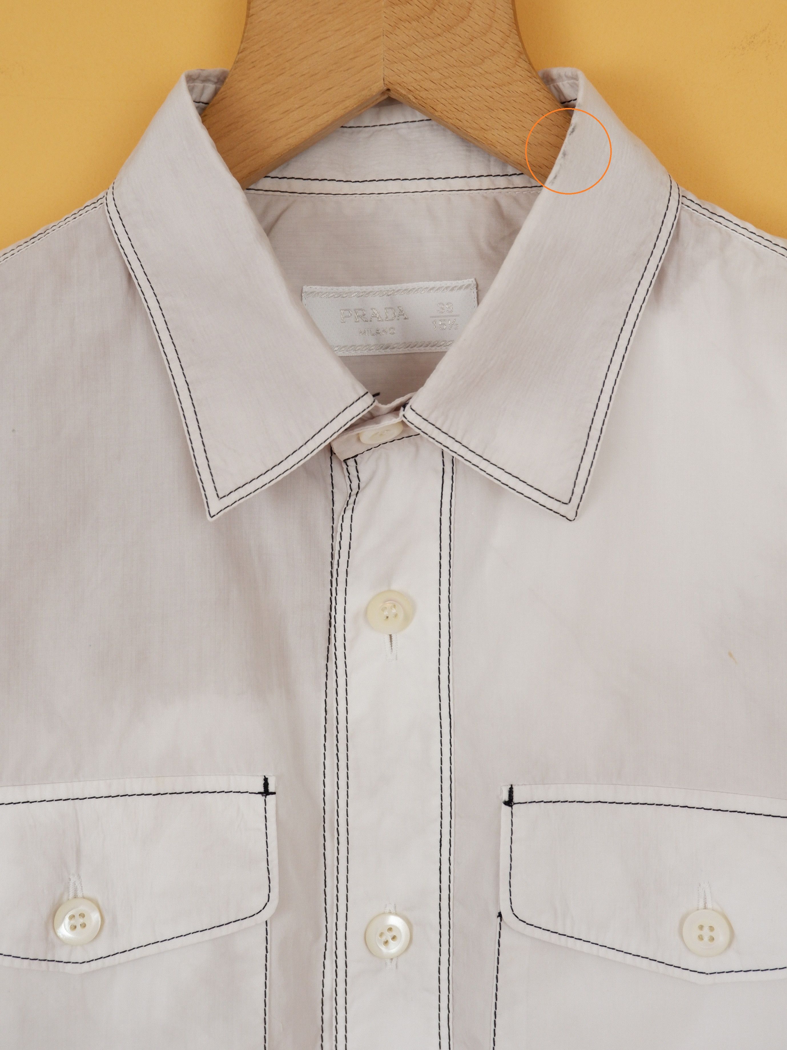 Prada Last drop! Prada vintage shirt contrasting stitching Size US S / EU 44-46 / 1 - 2 Thumbnail