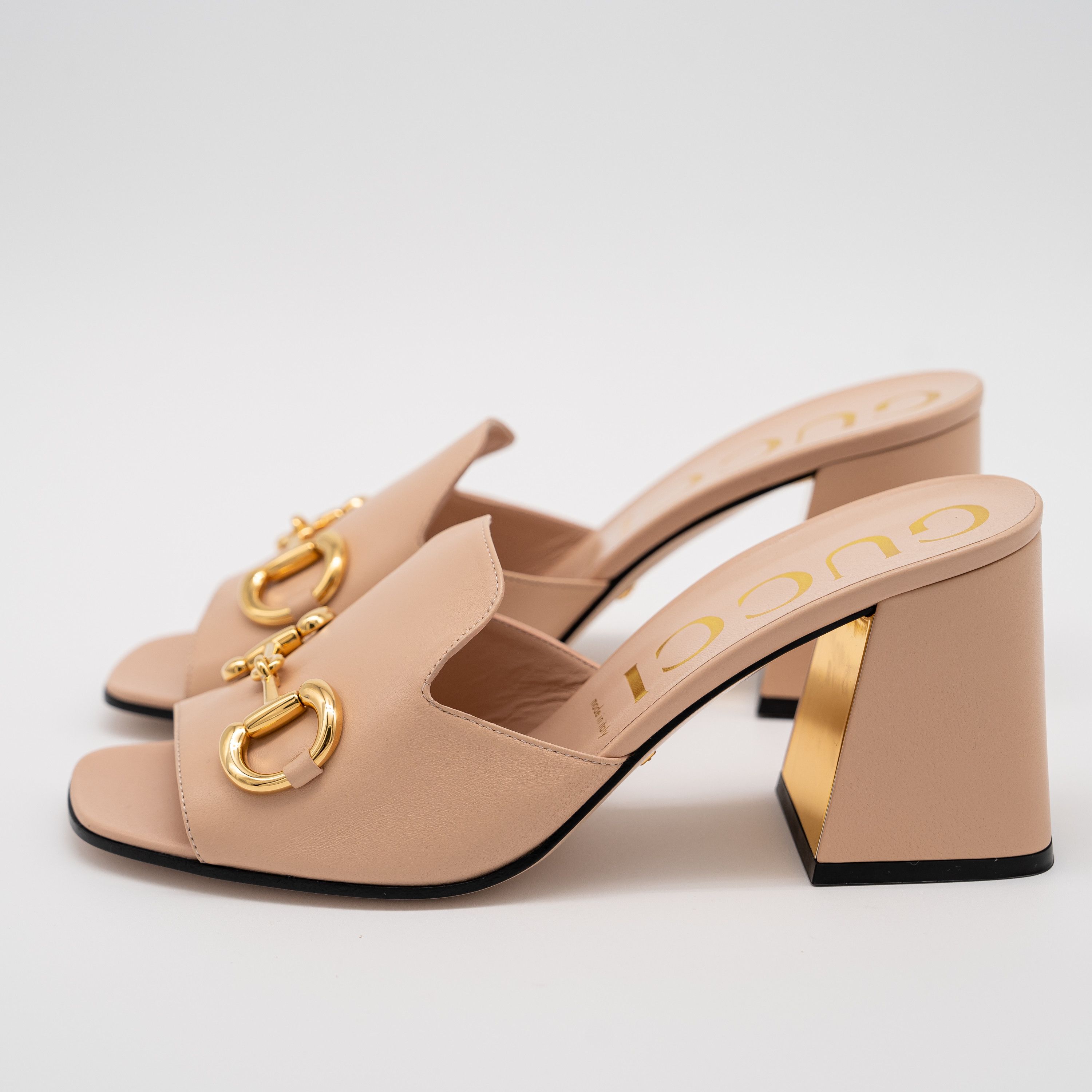 Gucci 40.5 10.5 us Gucci Horsebit Rose Pink Leather Sandals Mules Size US 10.5 / IT 40.5 - 4 Thumbnail