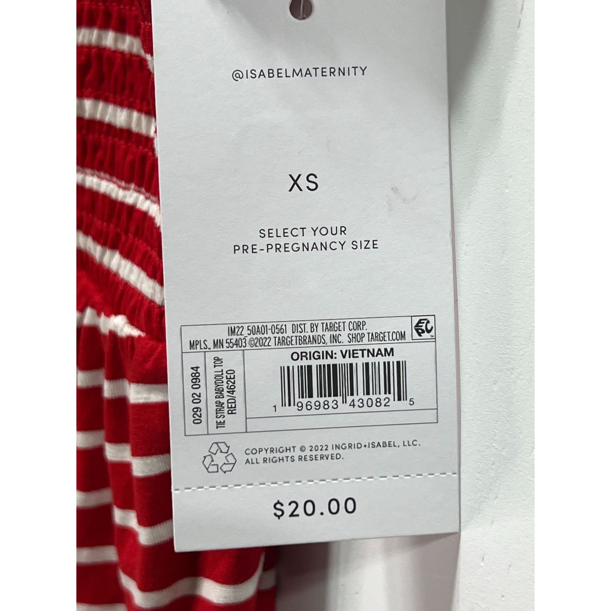 Other Isabel Maternity- Women's Maternity Tank Top Tie Strap Pullo Size XS / US 0-2 / IT 36-38 - 10 Thumbnail