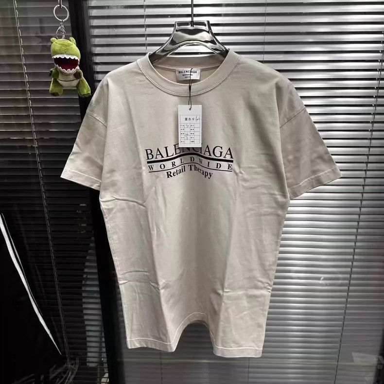 Balenciaga Balenciaga Slogan logo short sleeve Size US S / EU 44-46 / 1 - 1 Thumbnail