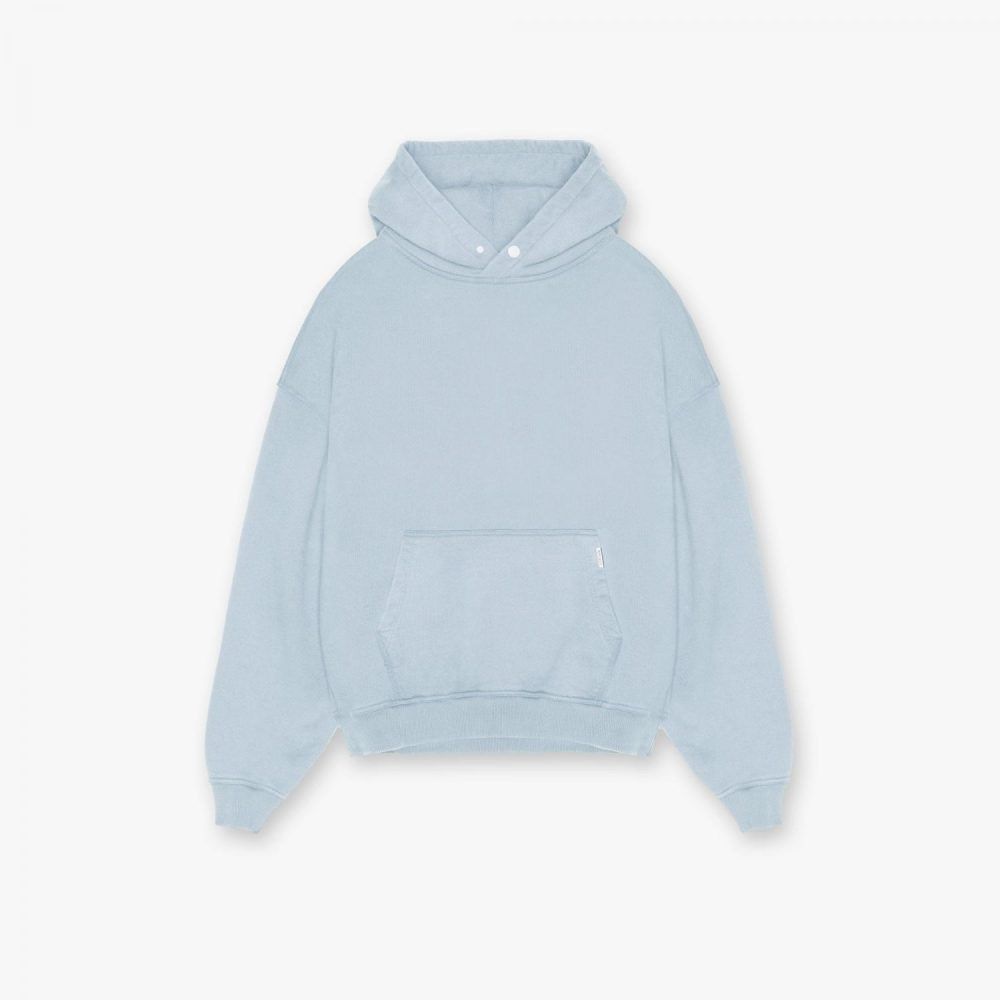 Represent Clo. Represent Clo. Blank Hoodie - Washed Blue Size US M / EU 48-50 / 2 - 7 Thumbnail