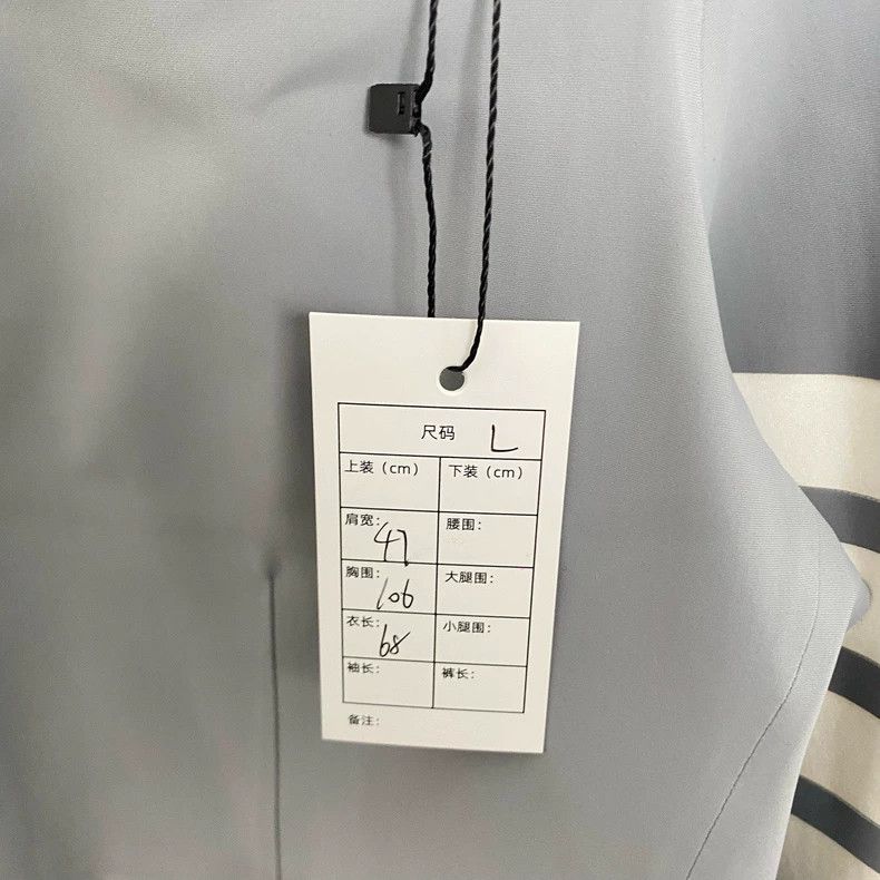 Thom Browne Thom Browne SS22 striped all-in-one pressed glue technolog Size US L / EU 52-54 / 3 - 2 Thumbnail