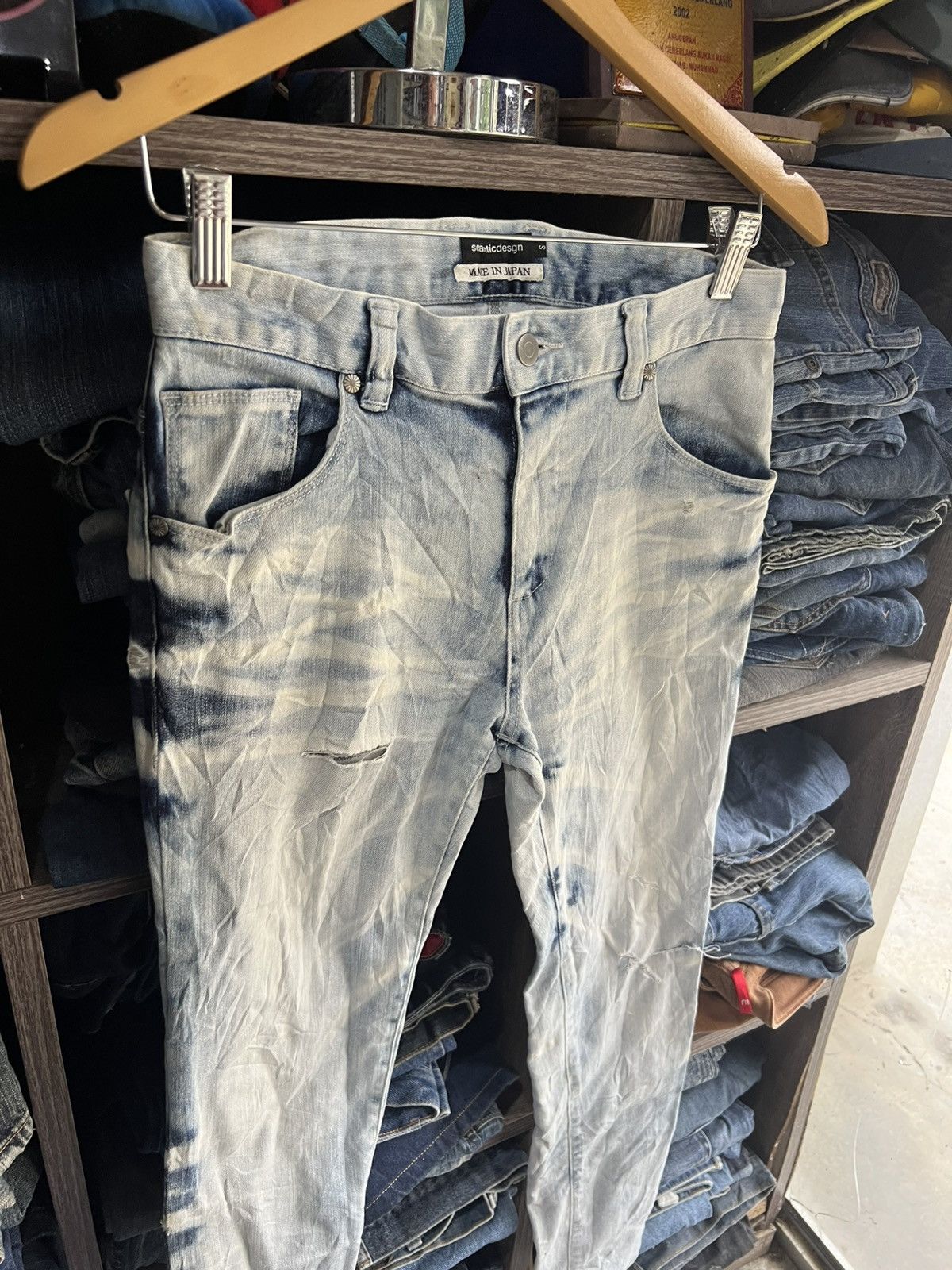 semanticdesign 🔥Semantic Design Stretch Distressed Denim Size US 29 - 6 Thumbnail