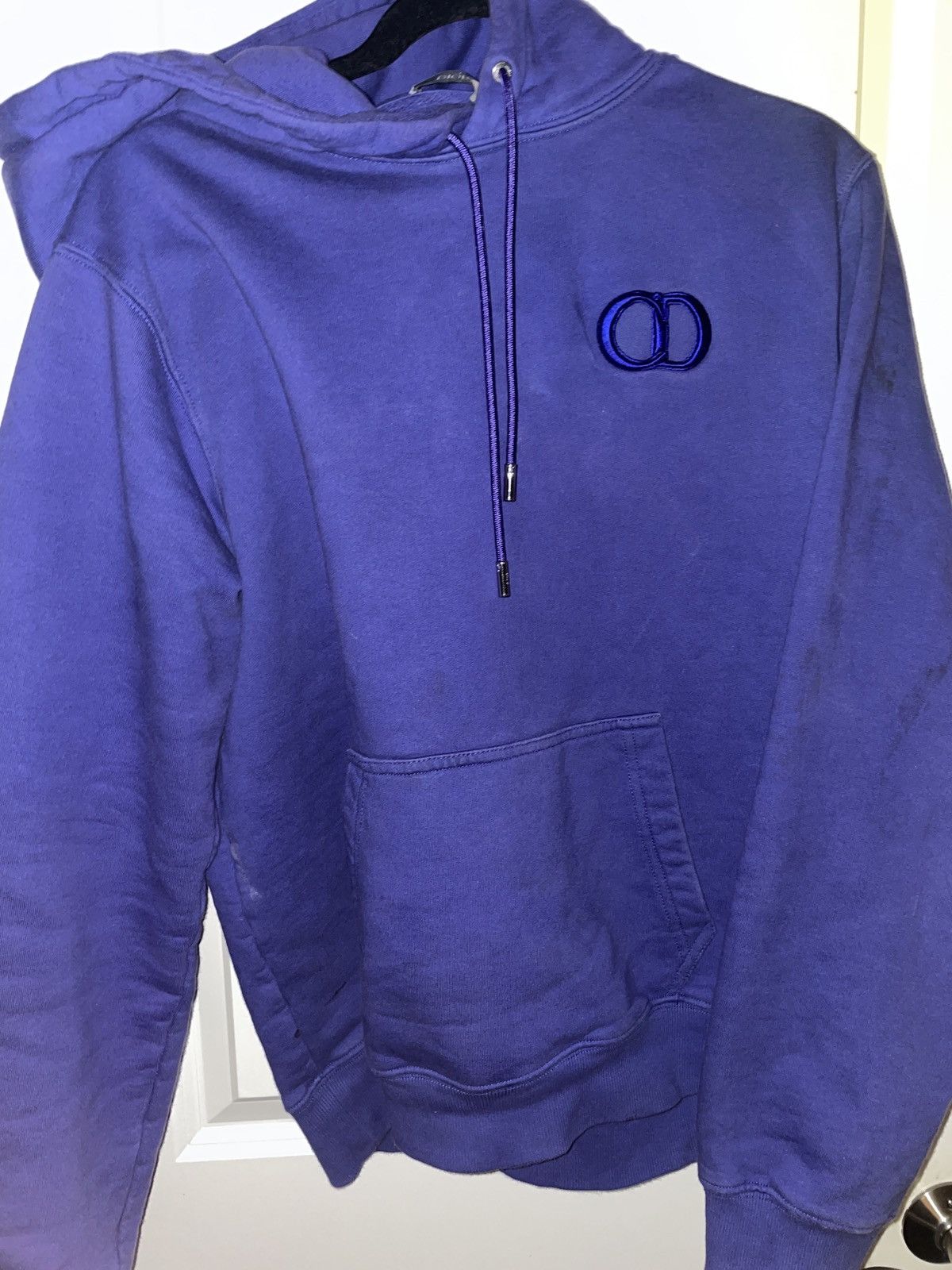 Dior Dior logo purple hoodie Size US XXL / EU 58 / 5 - 1 Thumbnail