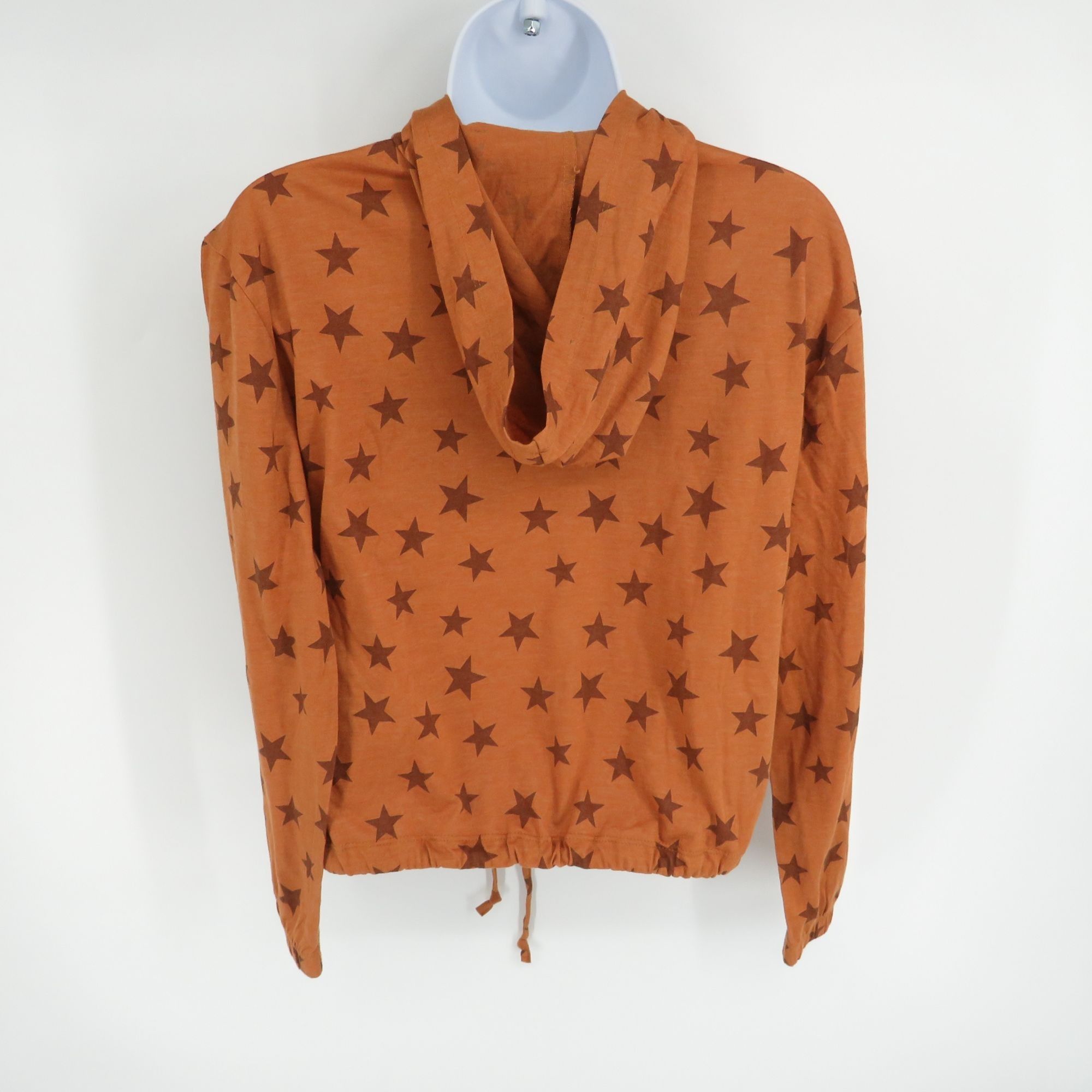 Alternative Apparel Alternative Apparel XS Star Print Hooded Top Rust Orange XS Size XS / US 0-2 / IT 36-38 - 4 Thumbnail