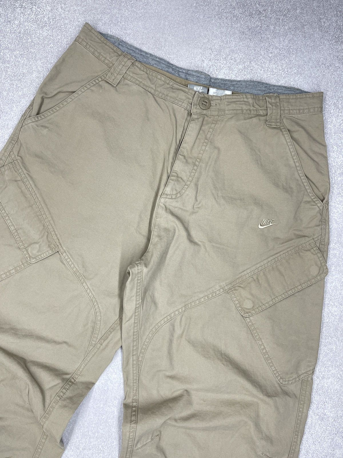 Nike Vintage Nike Cargo Pants Beige Drill Y2K TECH ACG TN Size US 36 / EU 52 - 3 Thumbnail