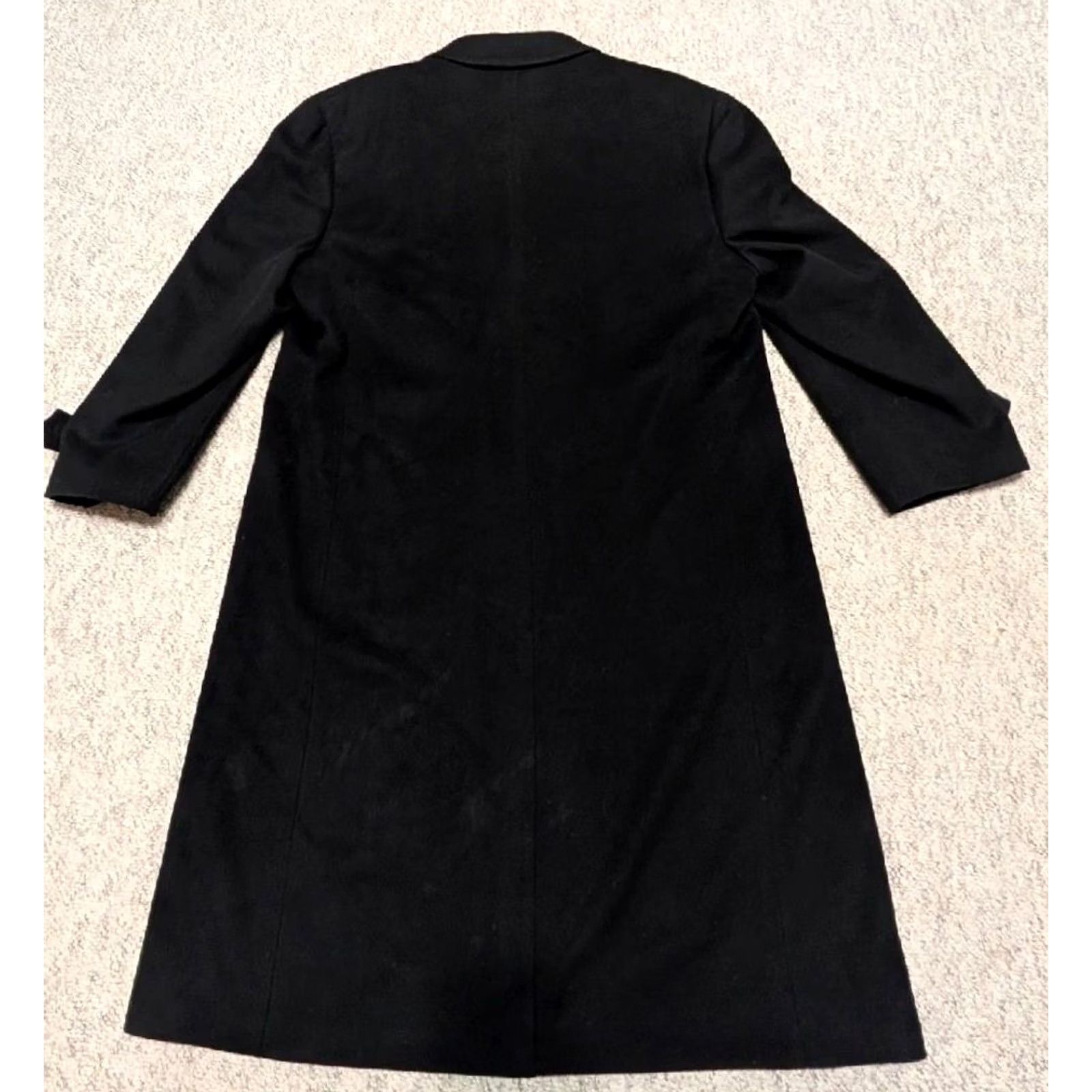 Hart Schaffner Marx VINTAGE Hart Schaffner Marx overcoat Men 2XL Wool Virgin Wool Black Coat 48 Long 1940s 50s 60s Mens Size US XXL / EU 58 / 5 - 2 Thumbnail