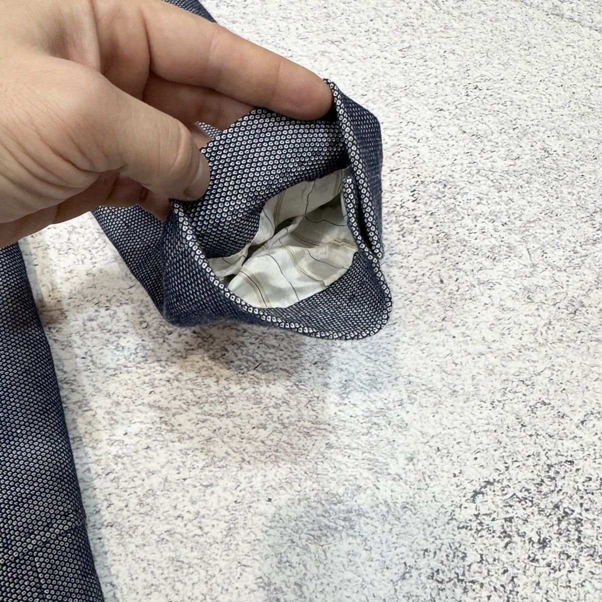 Designer × Paoloni Paoloni Mens Light Blue Jersey Jacket Blazer 52 size Size 52R - 7 Thumbnail