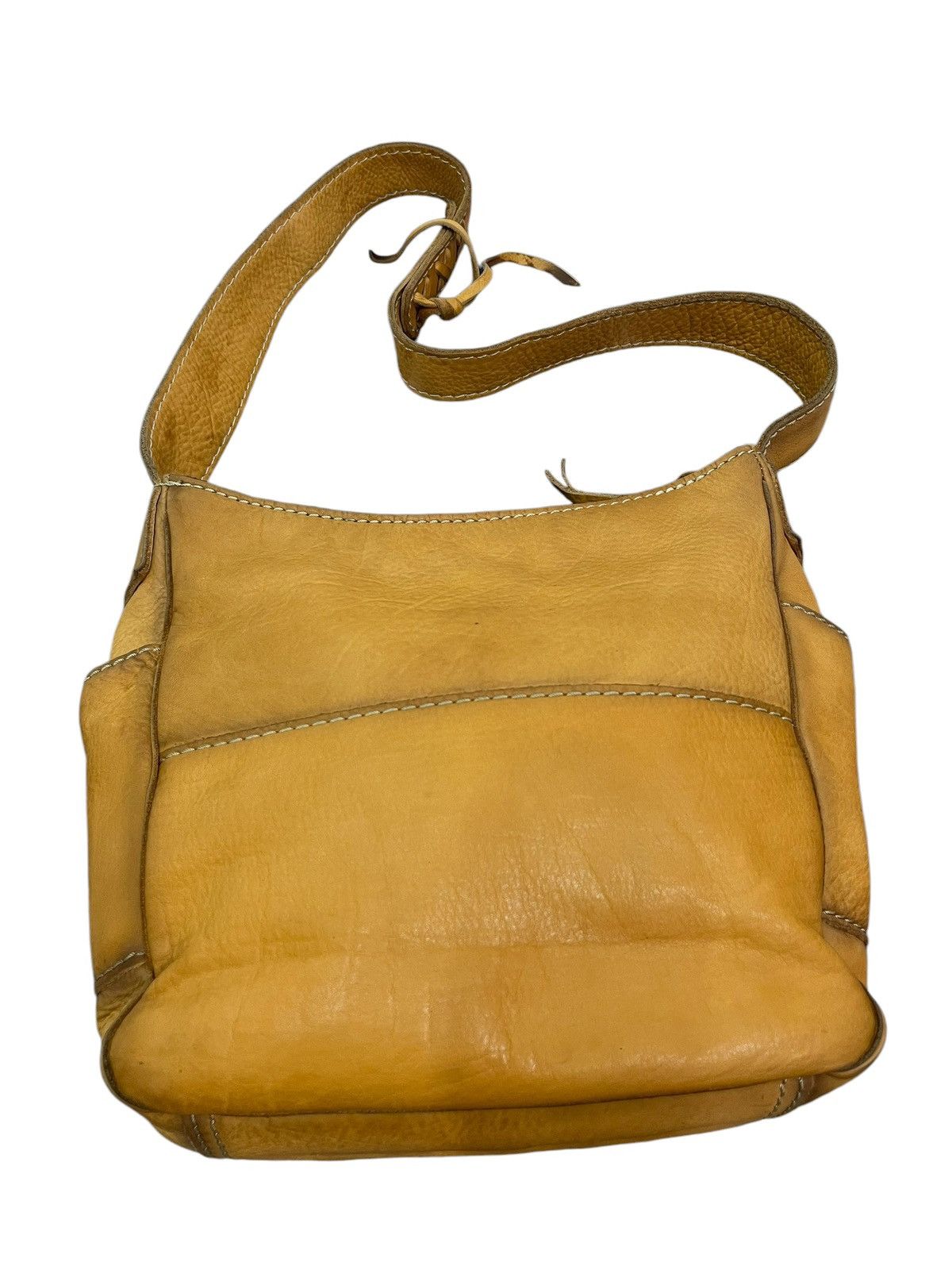 Porter Full Leather Patina Porter Messenger Shoulder Bag 1🟩2 Size ONE SIZE - 12 Thumbnail