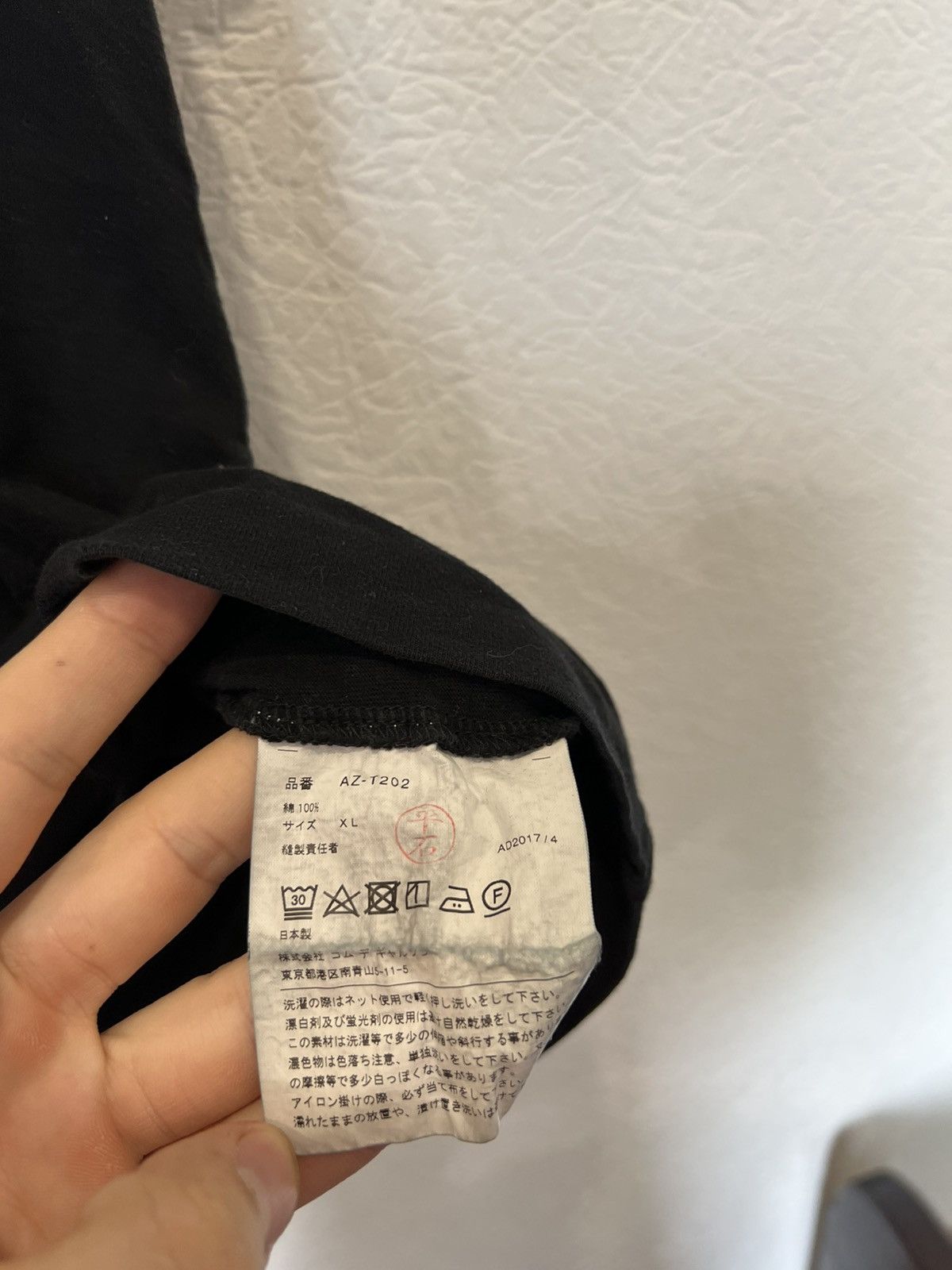 Comme des Garcons PLAY Comme des Garcons Black T Shirt Tee Size US L / EU 52-54 / 3 - 4 Thumbnail