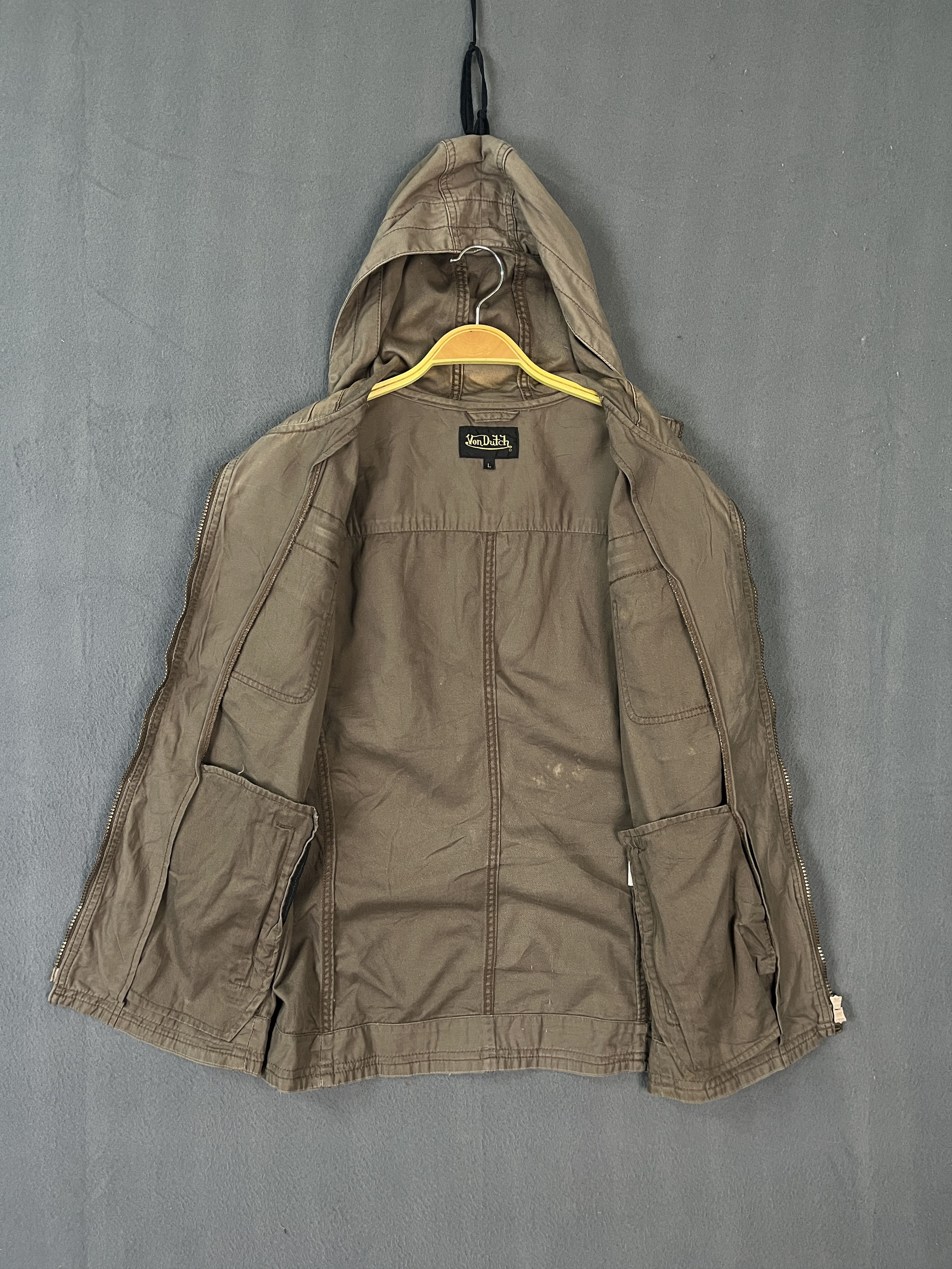 Von Dutch Von Dutch Sleeveless Hooded Vest Jacket Size US L / EU 52-54 / 3 - 7 Thumbnail