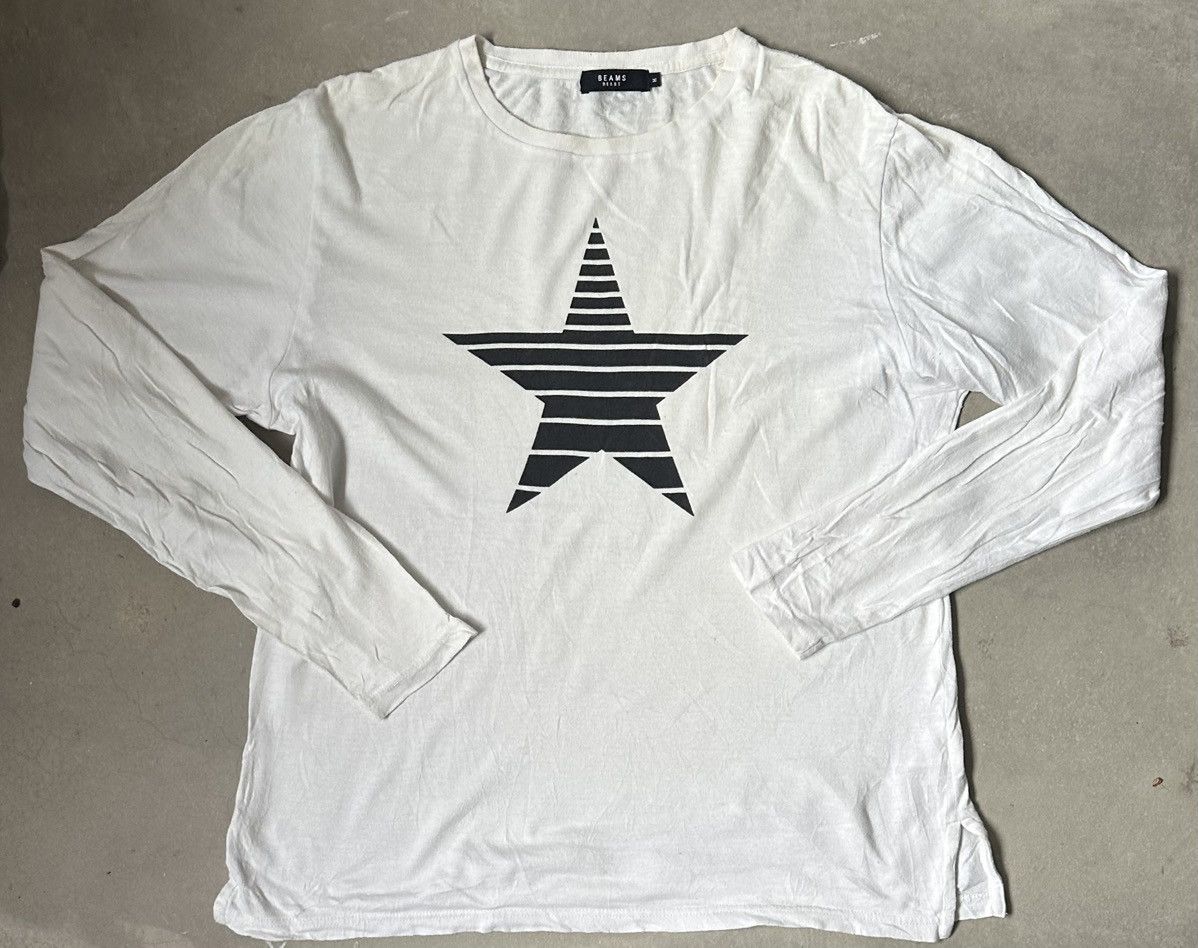 Beams Plus VINTAGE BEAMS HEART STAR TEE Size US M / EU 48-50 / 2 - 1 Thumbnail