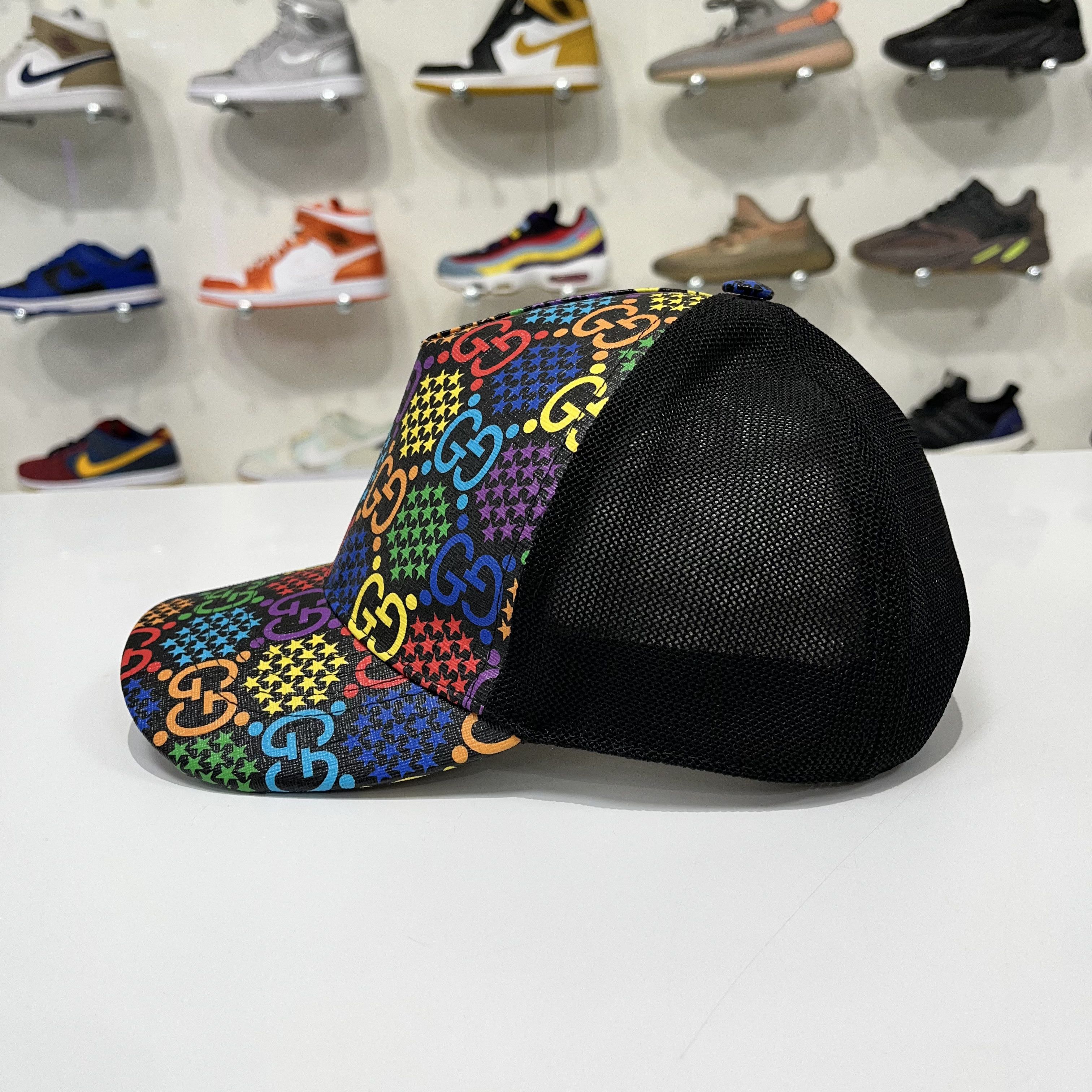 Gucci Gucci GG Supreme Baseball Hat Psychedelic Size ONE SIZE - 2 Thumbnail
