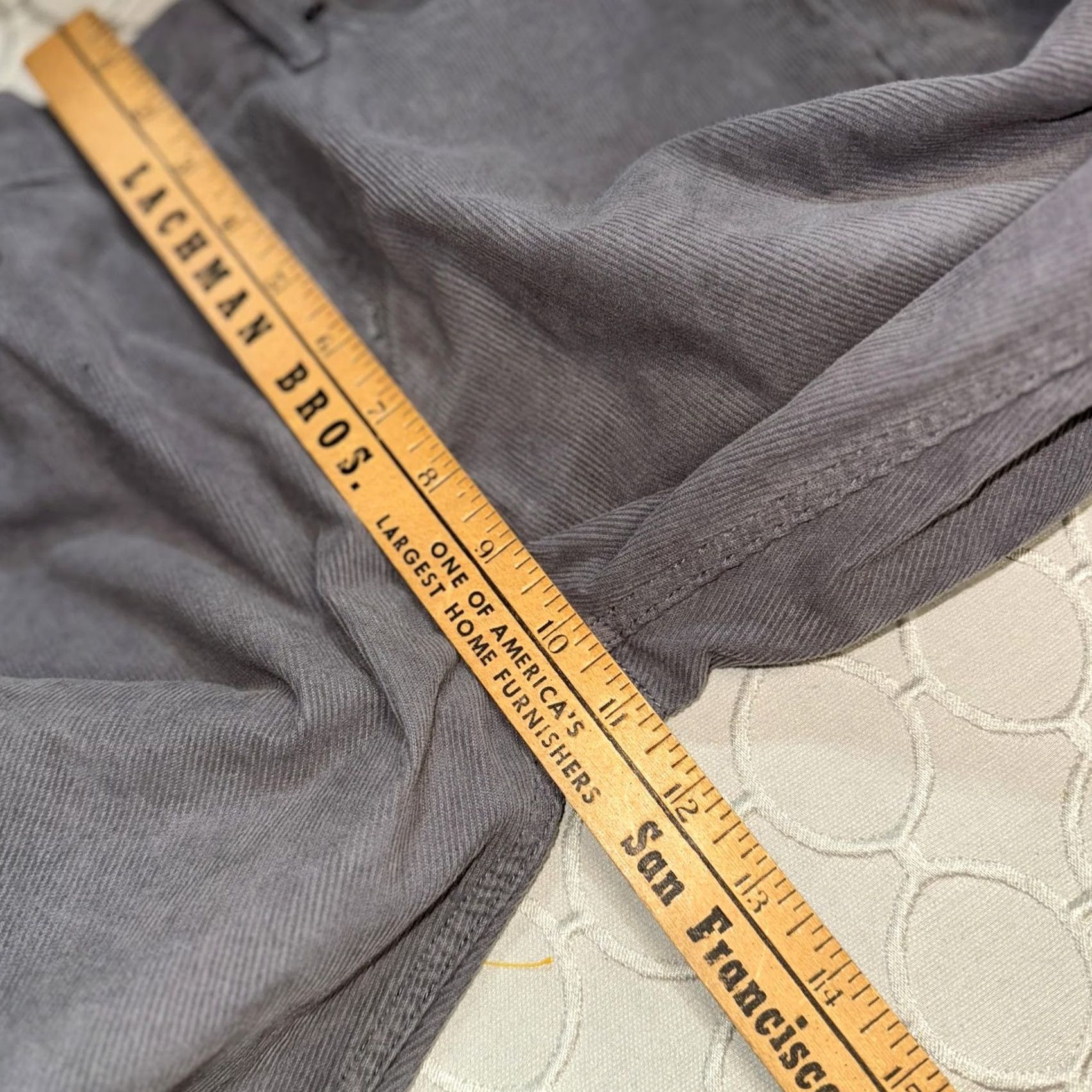 Marine Layer Marine Layer Pants Mens 32x32 Gray Slim Straight Corduroy Casual 5 Pocket Size US 32 / EU 48 - 7 Thumbnail