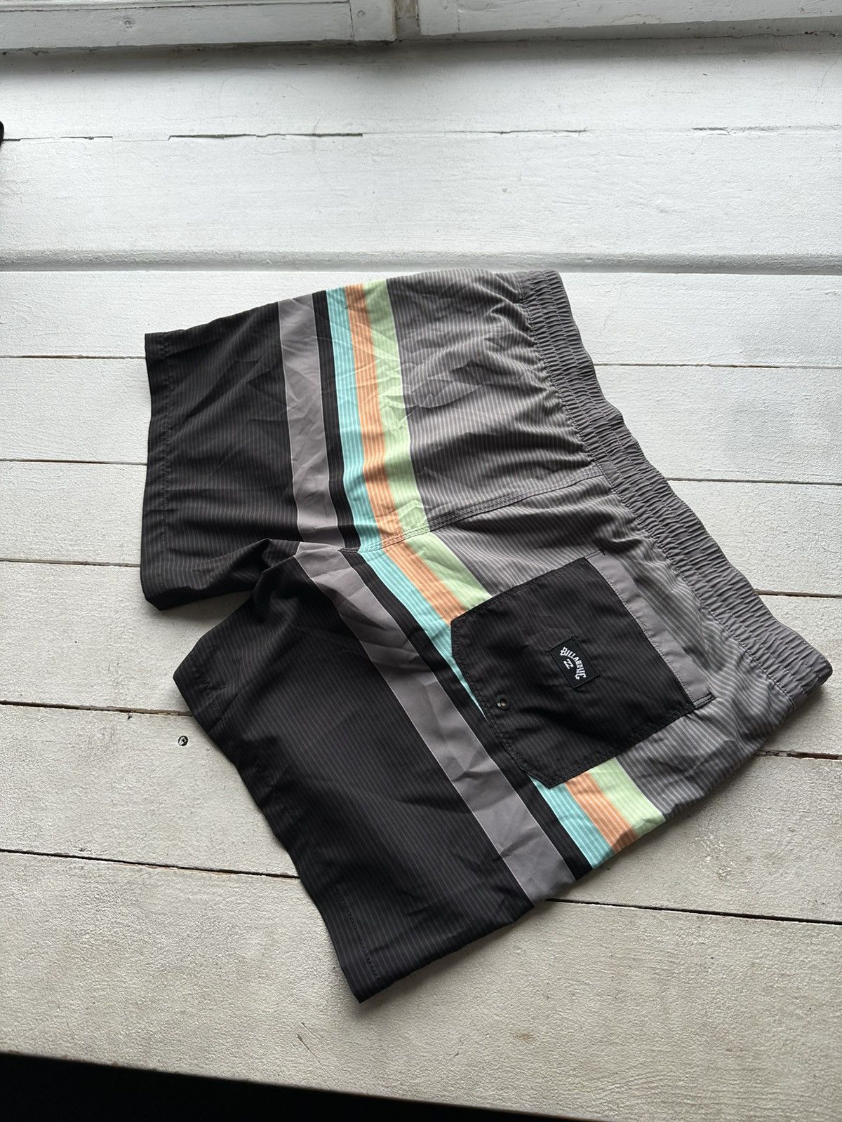 Billabong 🚨Vintage BILLABONG OVER PRINT Japanese Surf style Shorts Size US 36 / EU 52 - 8 Thumbnail