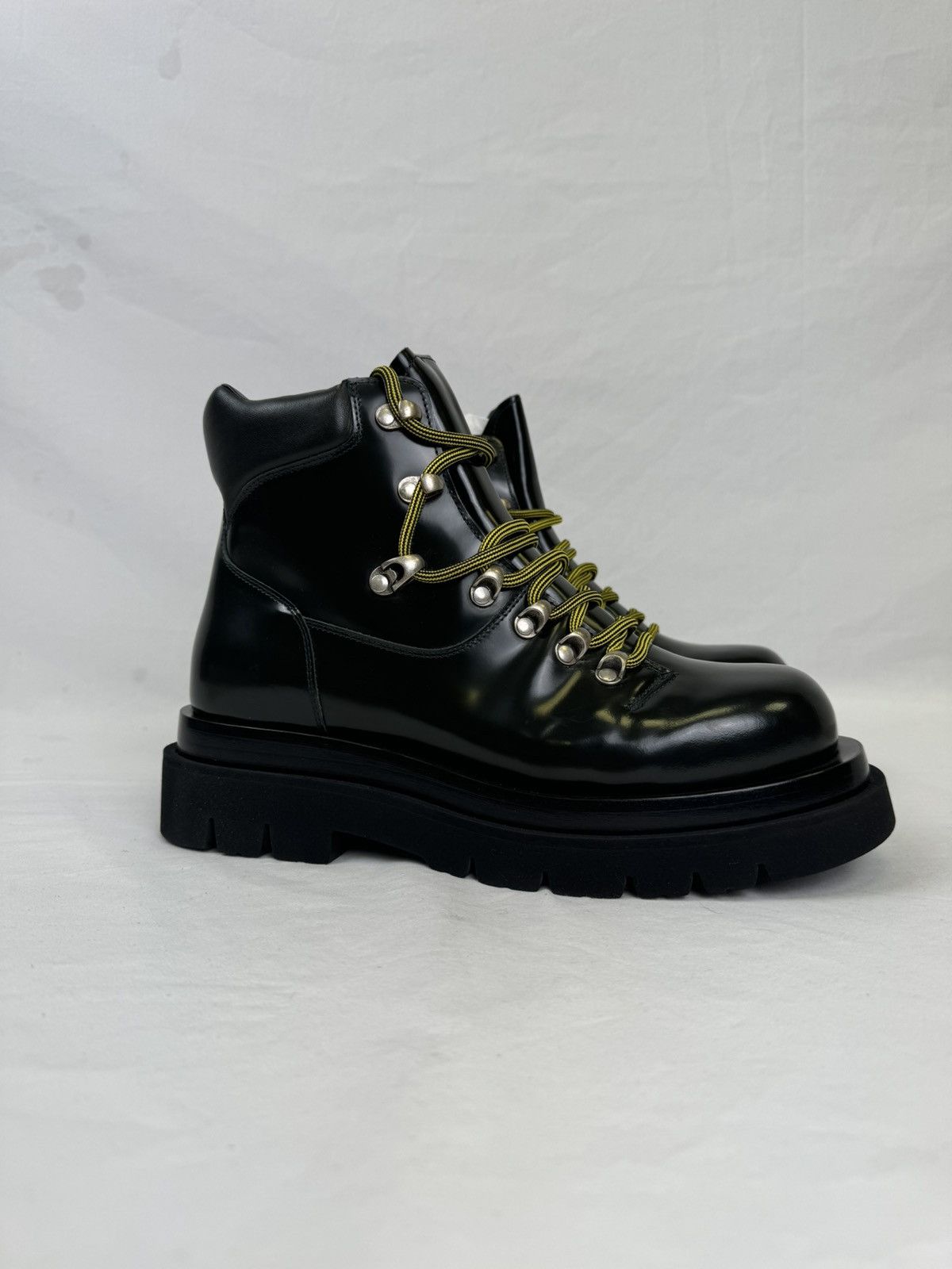 Bottega Veneta o1n1vont1224 Lug Hiking Ankle Boots in Dark Green Size US 10.5 / EU 43-44 - 7 Thumbnail