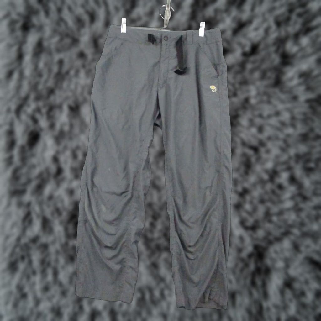 Mountain Hardwear Mountain Hardwear Pants 32x28 Men Gray Nylon Stretch Hiking Outdoor Belted Carpenter Regular Inseam 32 Size US 32 / EU 48 - 1 Thumbnail