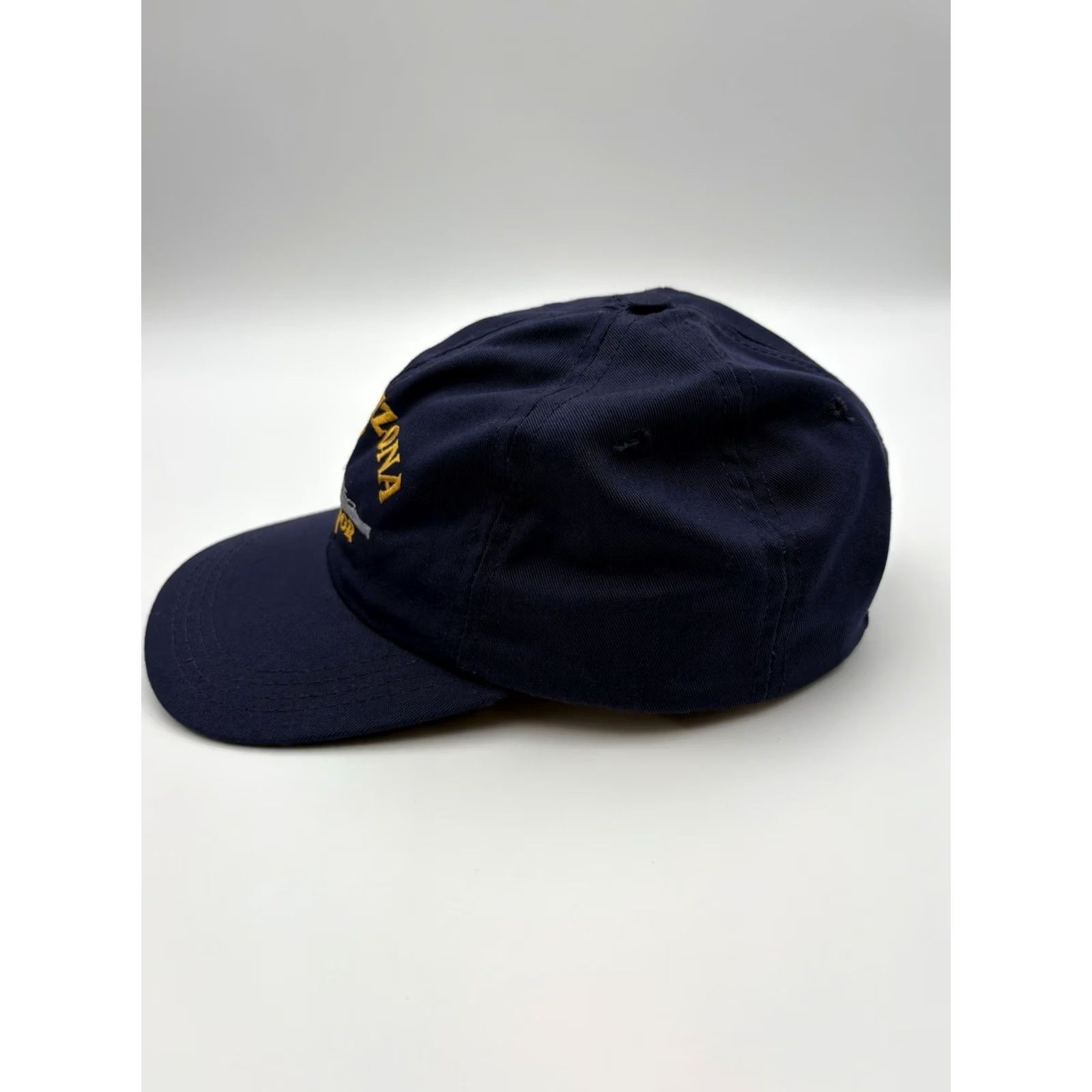 Vintage VINTAGE USS Arizona BB39 Pearl Harbor Hawaii Navy Blue StrapBack Hat Made USA Hat One Size Men Adjustable Blue USA Size ONE SIZE - 2 Thumbnail