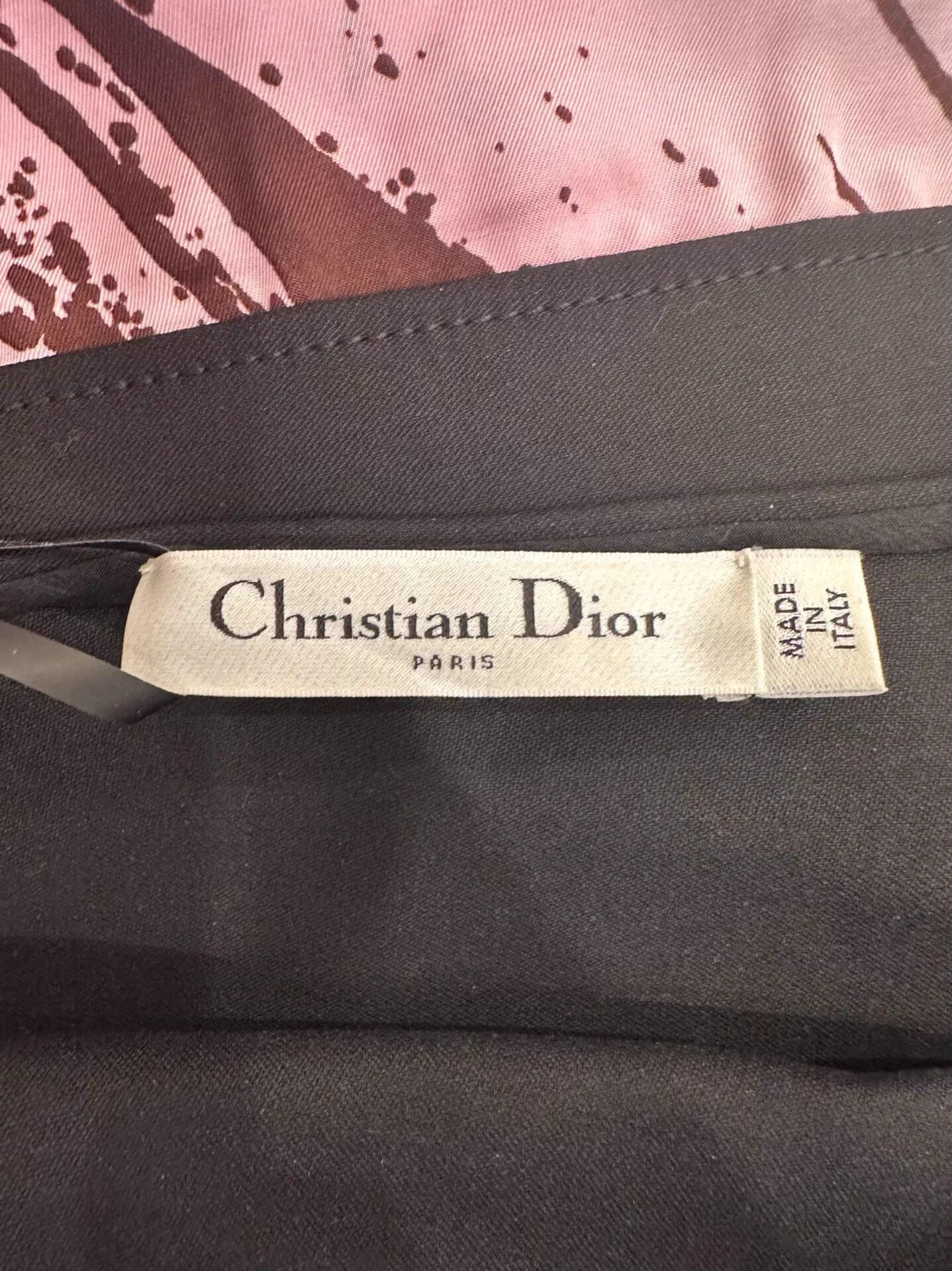 Dior Dior women's black wool sleeveless tank top 36 Size XS / US 0-2 / IT 36-38 - 4 Thumbnail