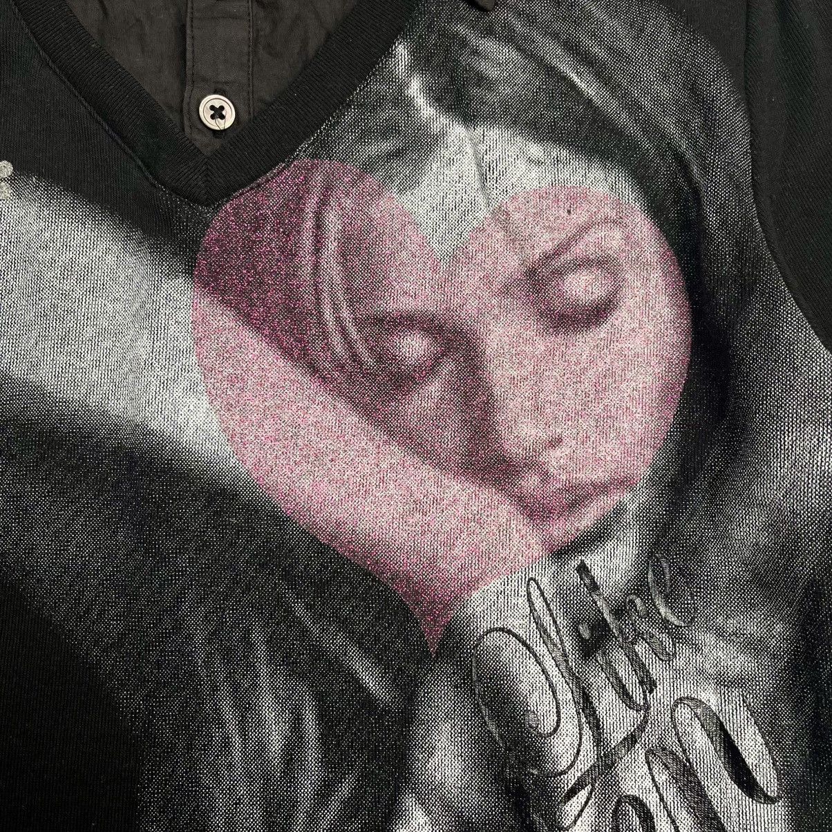 Hysteric Glamour 2000s Semantic Design Printed Face I Love Fanny Layered Tee Size US M / EU 48-50 / 2 - 8 Thumbnail