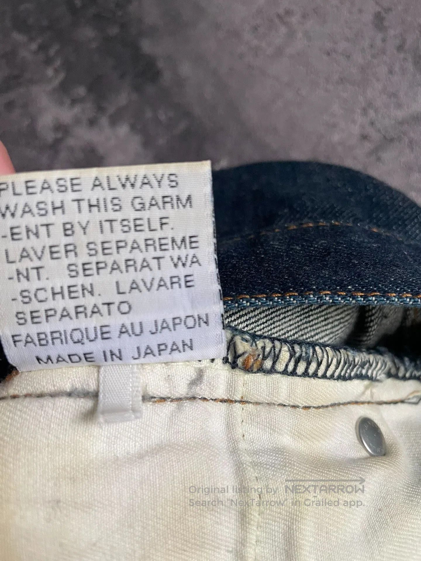 Dior Dior Homme Dark Blue Denim Jeans. Size US 29 - 7 Thumbnail