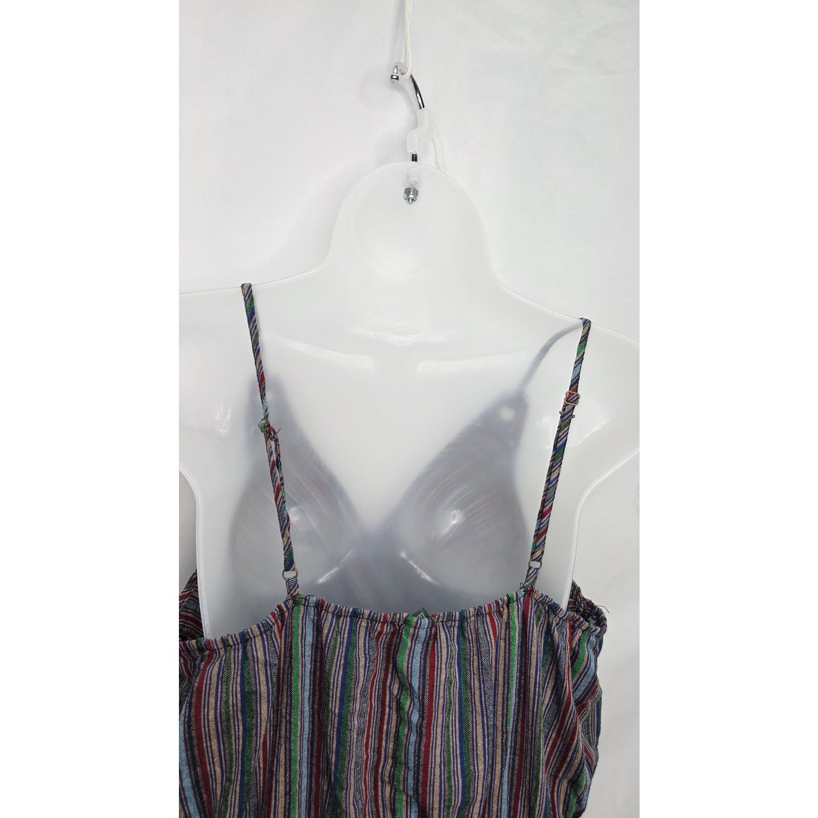 Other Wild Fable Striped Boho Romper Festival Summer Cottagecore Size L / US 10 / IT 46 - 11 Thumbnail