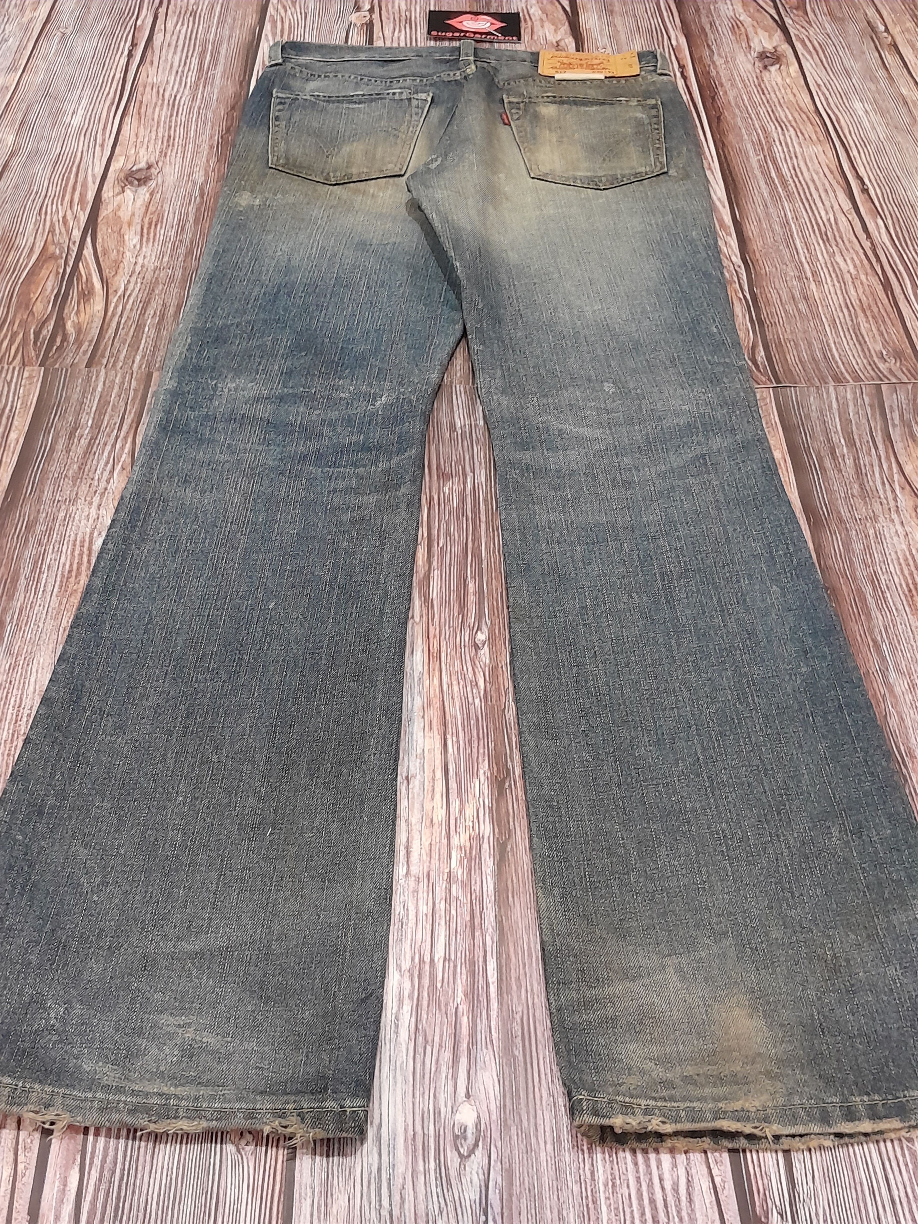 Levi's Levis 517 Jeans Bootcut Distressed Vintage Size US 31 - 16 Thumbnail