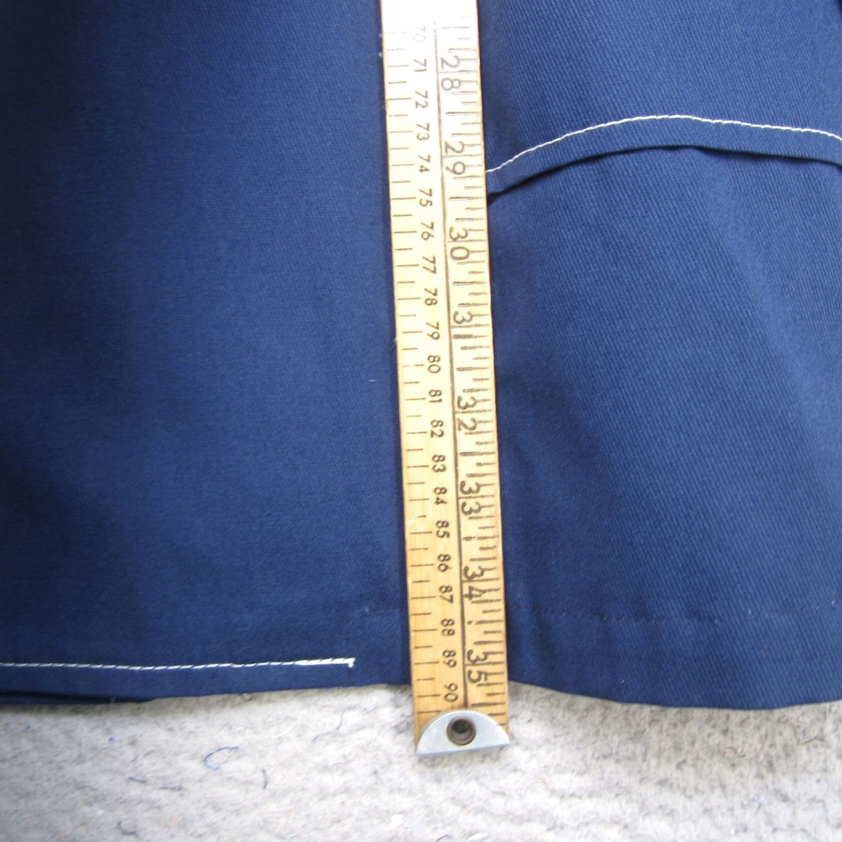 Vintage VINTAGE Montgomery Ward Jacket Mens L Blue Denim Trench Lined Workwear Size US L / EU 52-54 / 3 - 7 Thumbnail