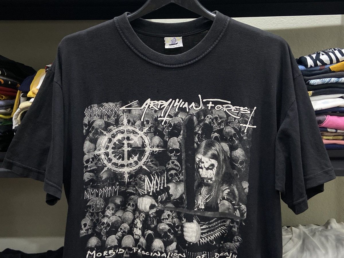 Band Tees × Vintage Vintage 2001s Carpathian Forest Band TOUR T-SHIRT Size US L / EU 52-54 / 3 - 2 Thumbnail