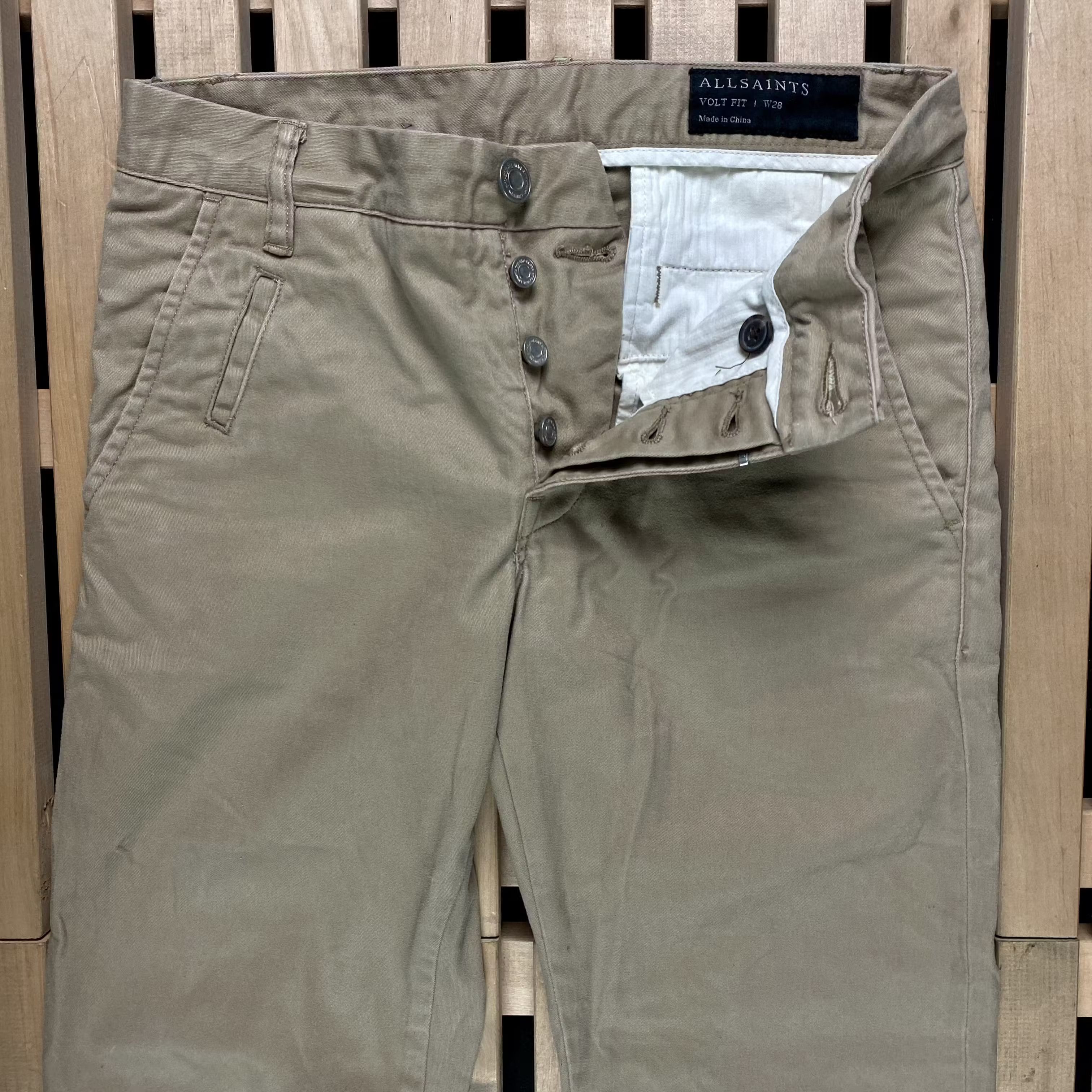 Allsaints Mens Chinos Pants Allsaints Size 28 Size US 28 / EU 44 - 4 Thumbnail