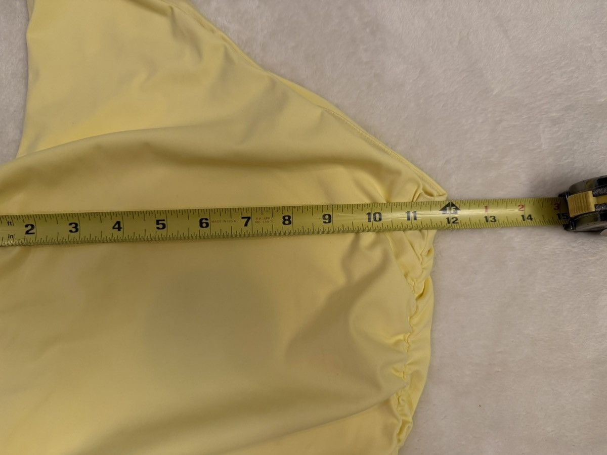 Other White Fox 9-5 Mini Dress Lemon Yellow Ruched Size XS Size XS / US 0-2 / IT 36-38 - 5 Thumbnail